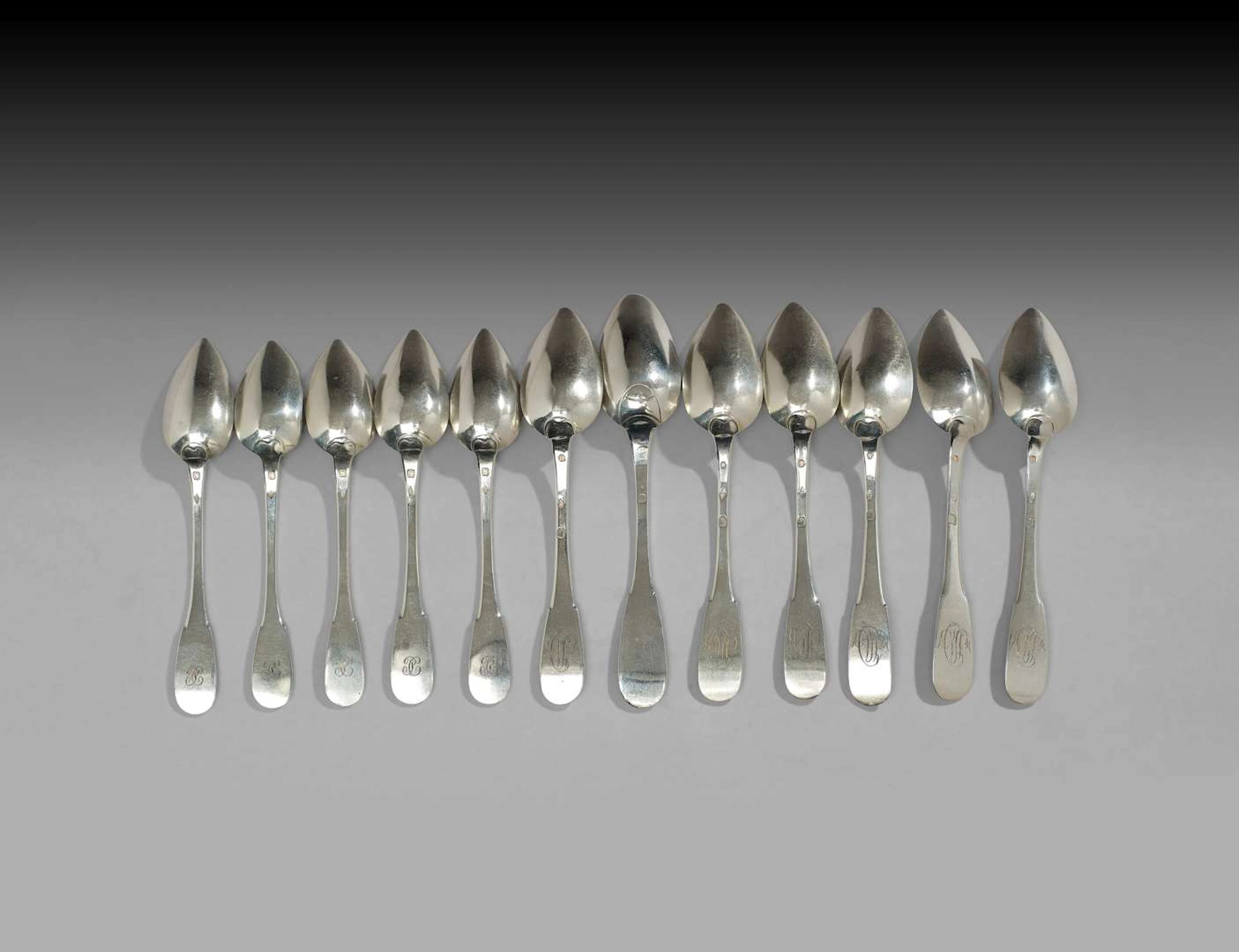 TWELVE LITTLE SILVER SPOONS