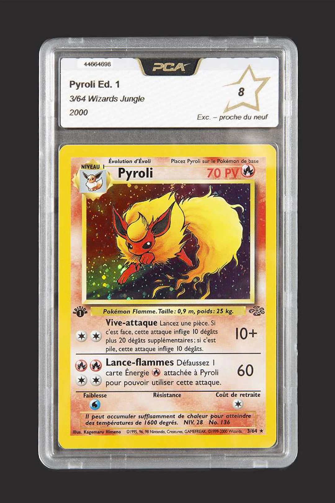 Pokémon: Holographic Jungle Flareon, 1st Edition