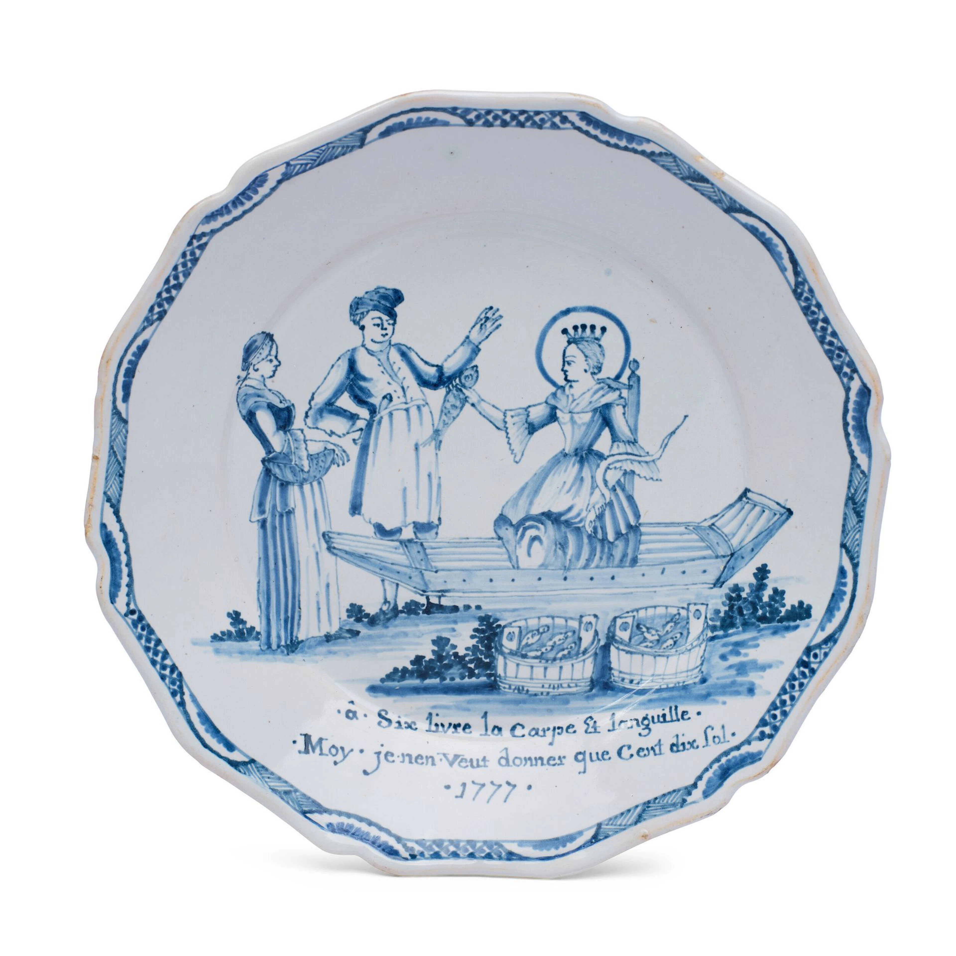 HISTORICAL PLATE - Fish merchant - Lot 118