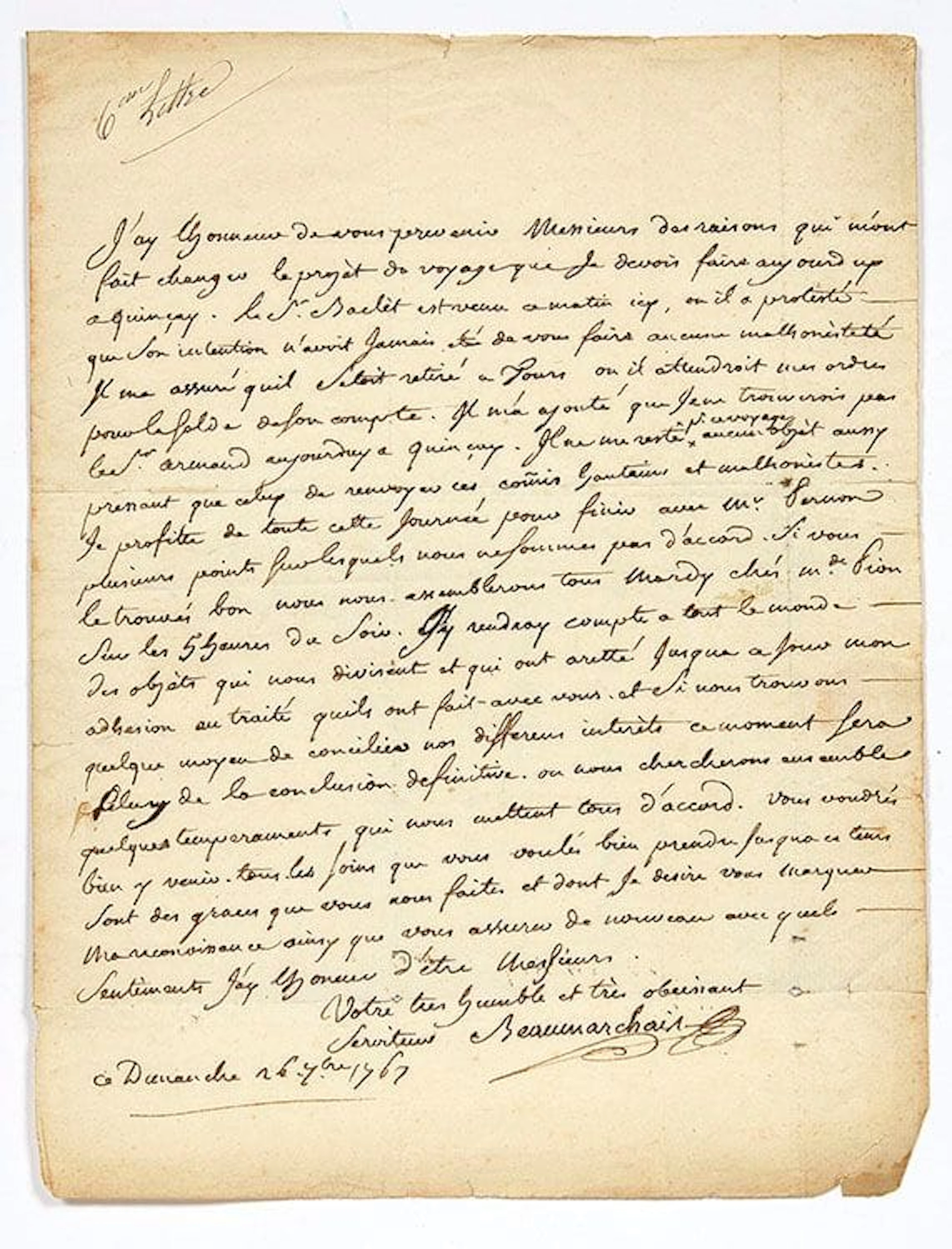 BEAUMARCHAIS Pierre-Augustin Caron de (1732-1799). - Lot 411
