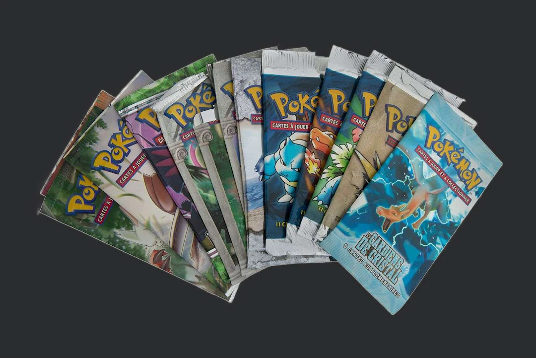 Pokémon: Old empty booster packs