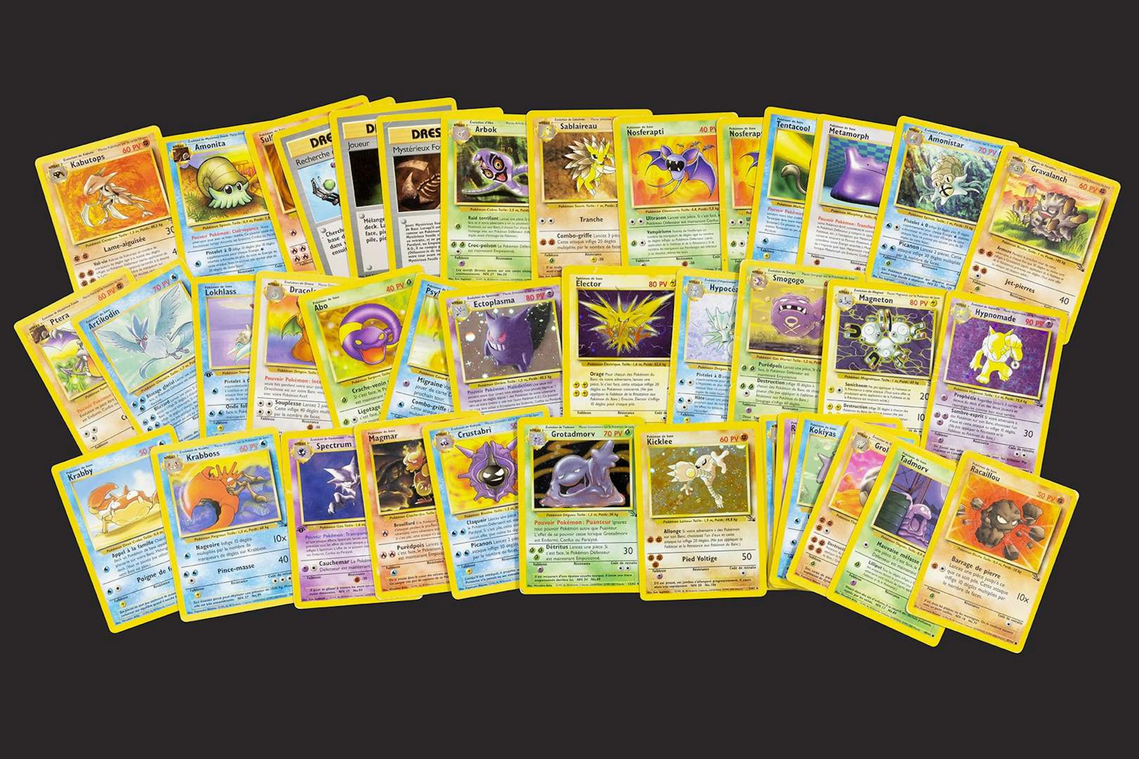 Pokémon: Fossil, Fossile