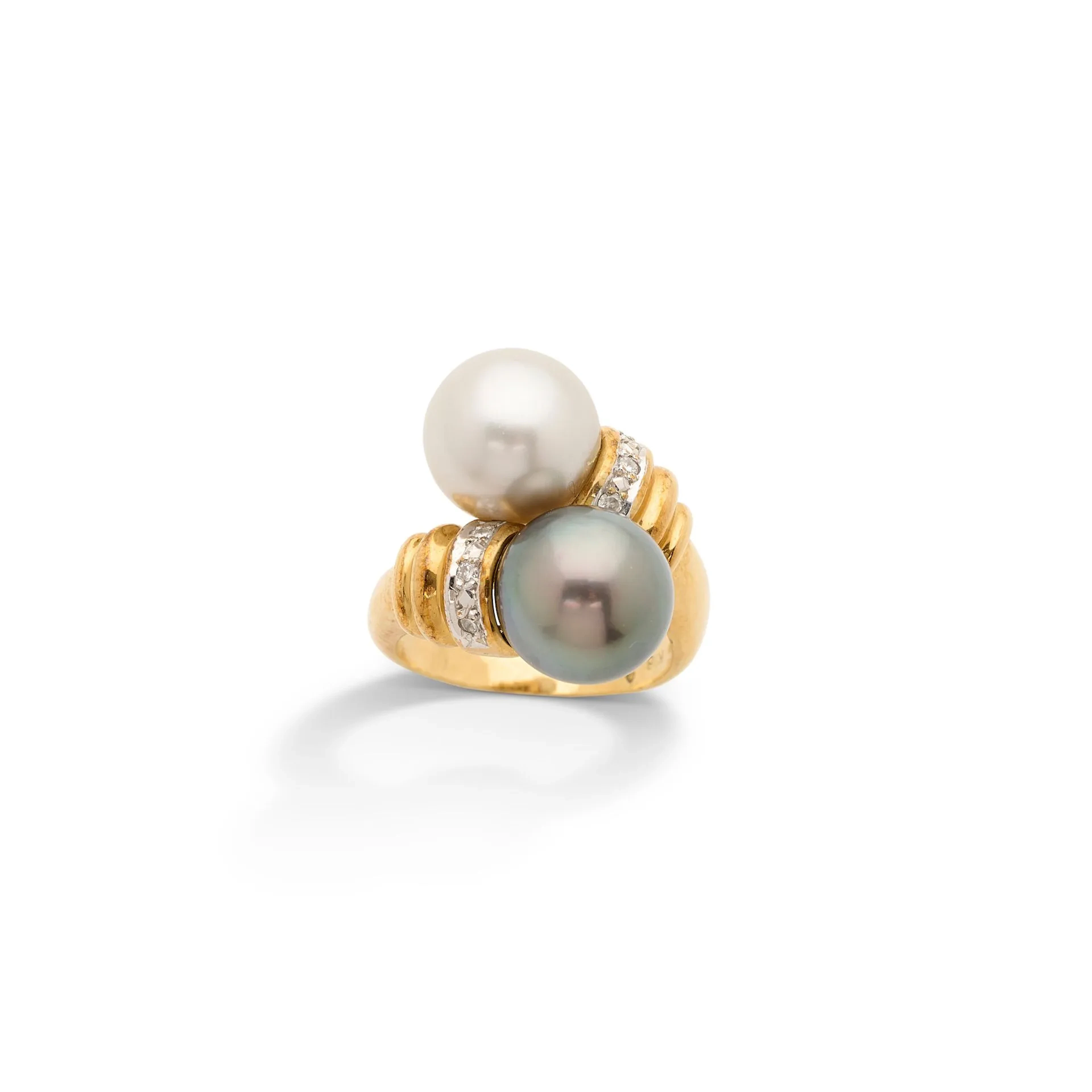 Toi & Moi" ring - Lot 216