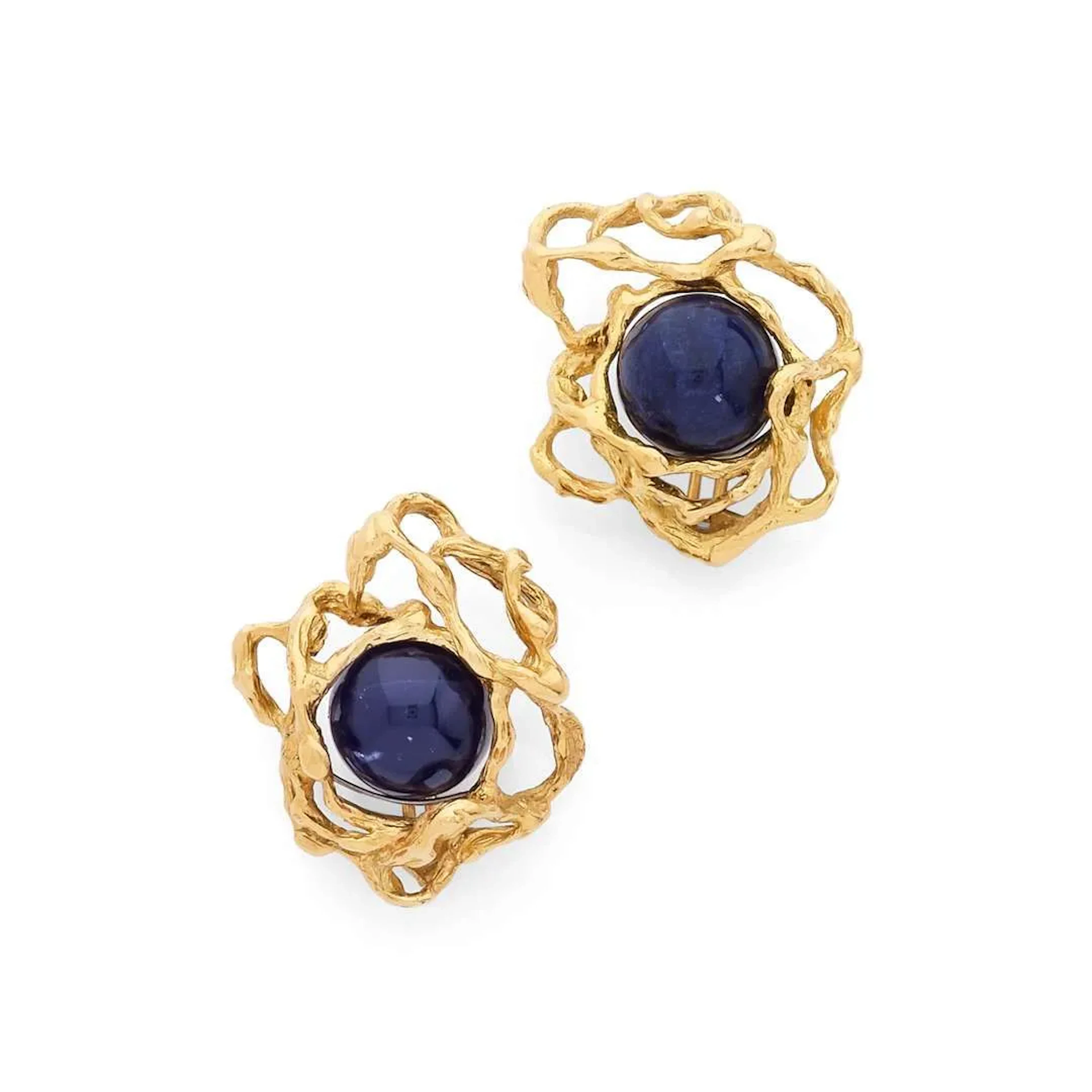 Pair of ear clips - Lot 194