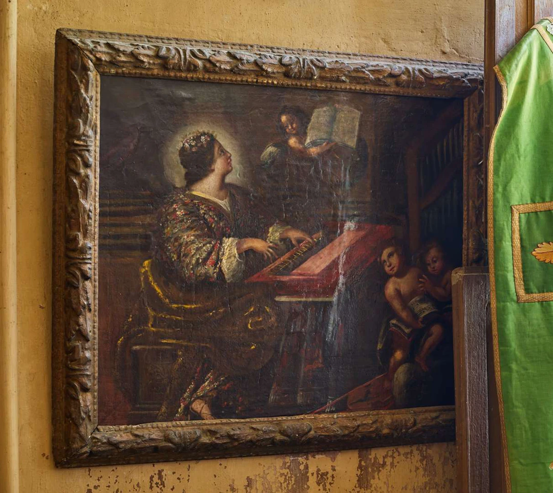 17th-century school, Saint Cecilia
