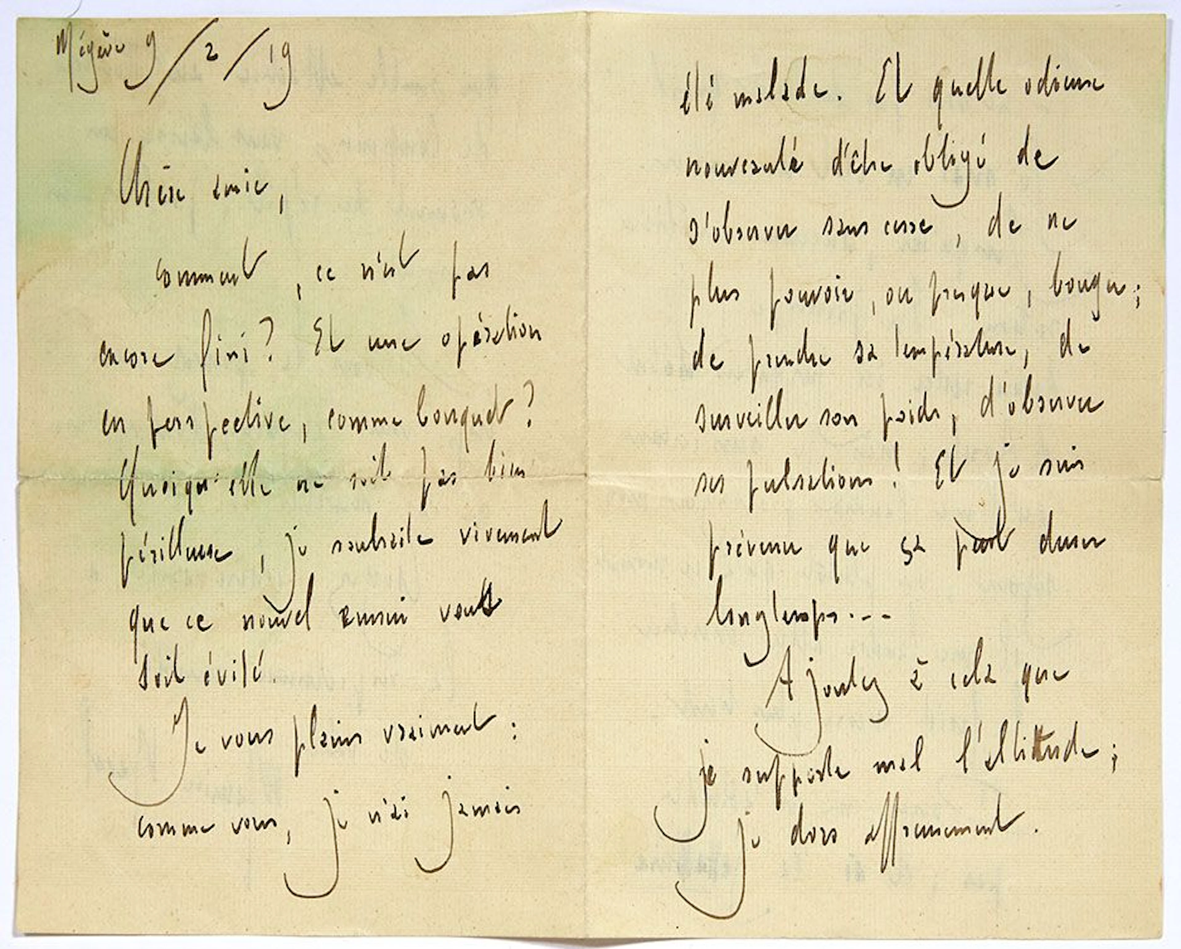 RAVEL Maurice (1875-1937). L.A.S. "Maurice Ravel", Megève Fe - Lot 296