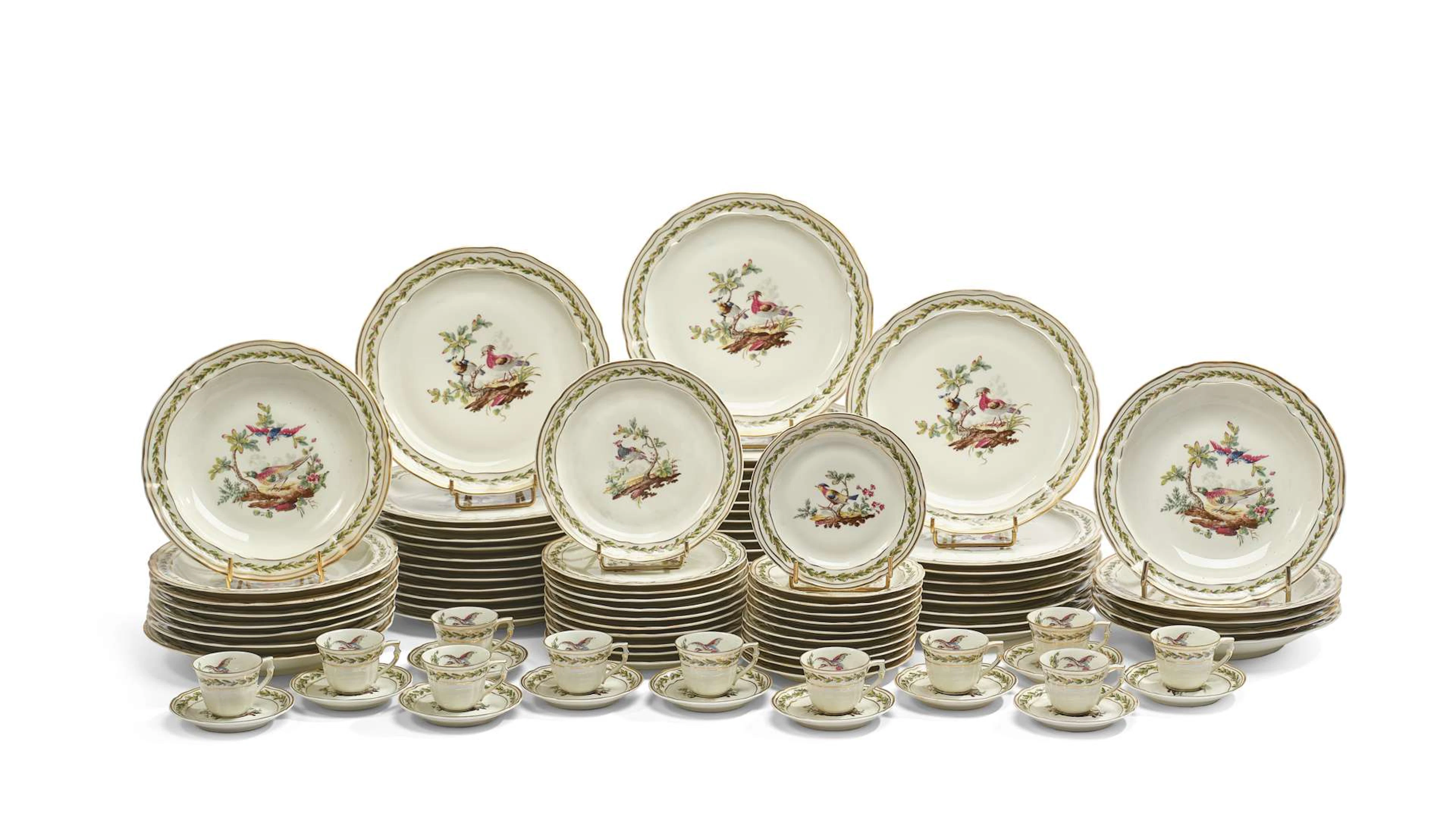 *BERNARDAUD IN LIMOGES, Service set, ‘Chevreuse’ model.
