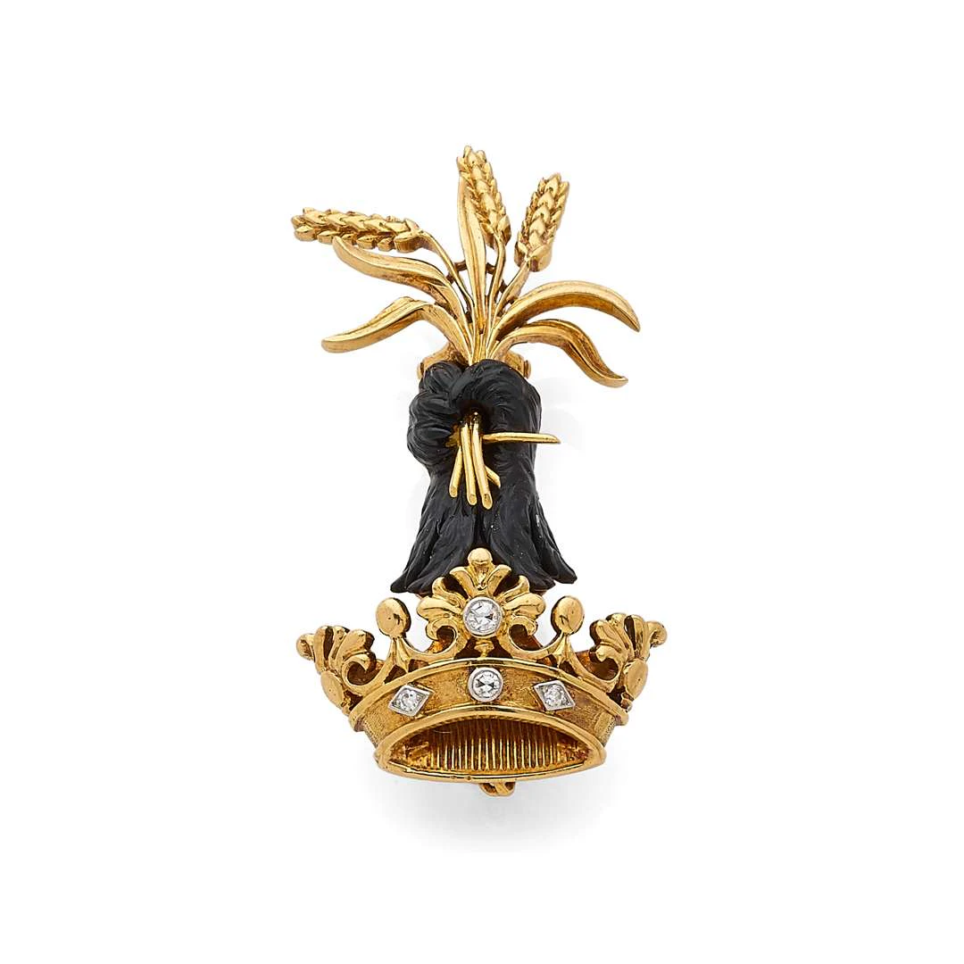 CARTIER, ‘Heraldic’ brooch