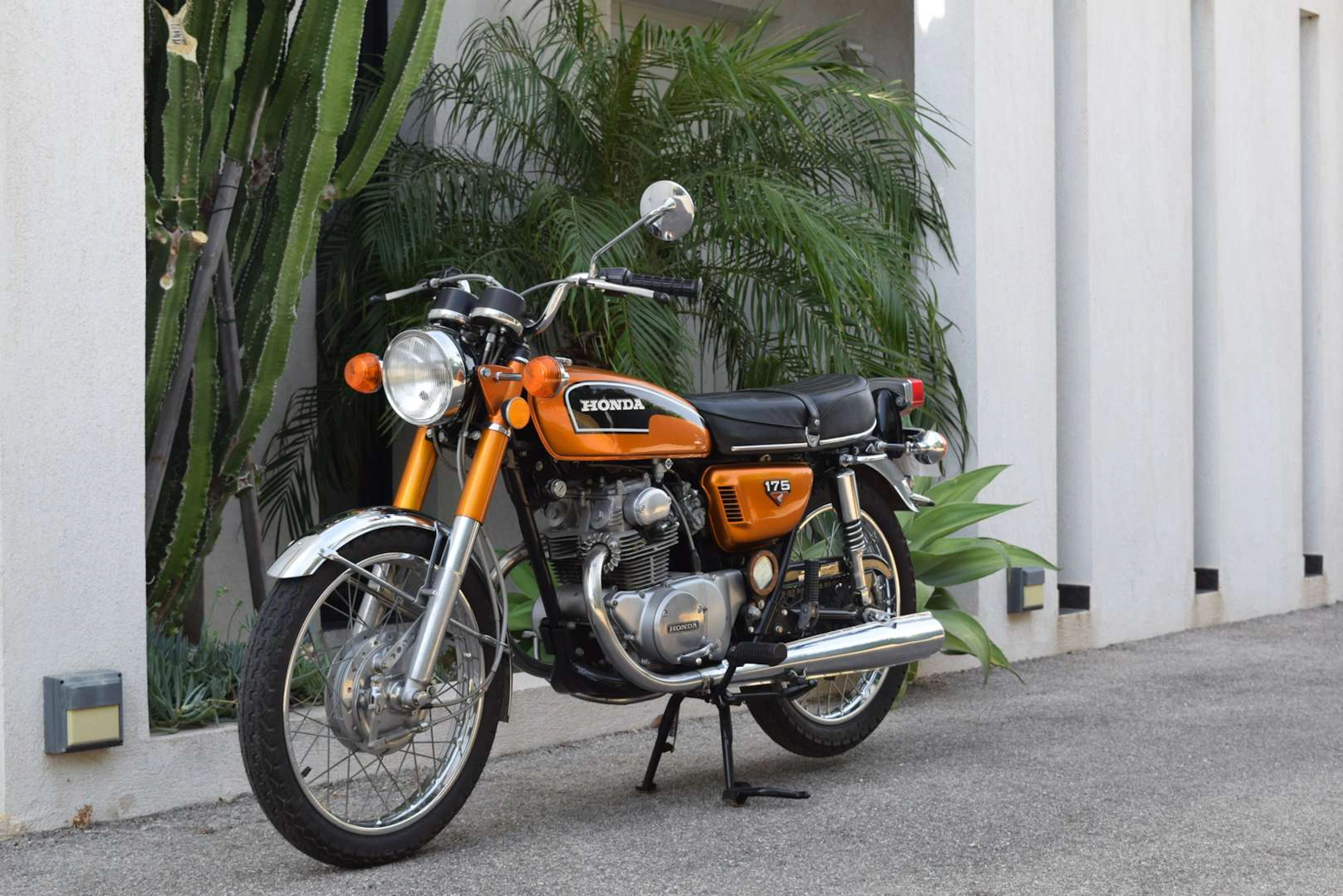1973 – Honda CB 175cc K6, Chassis No. CB175-7033199 Engine No. CB175E-703349