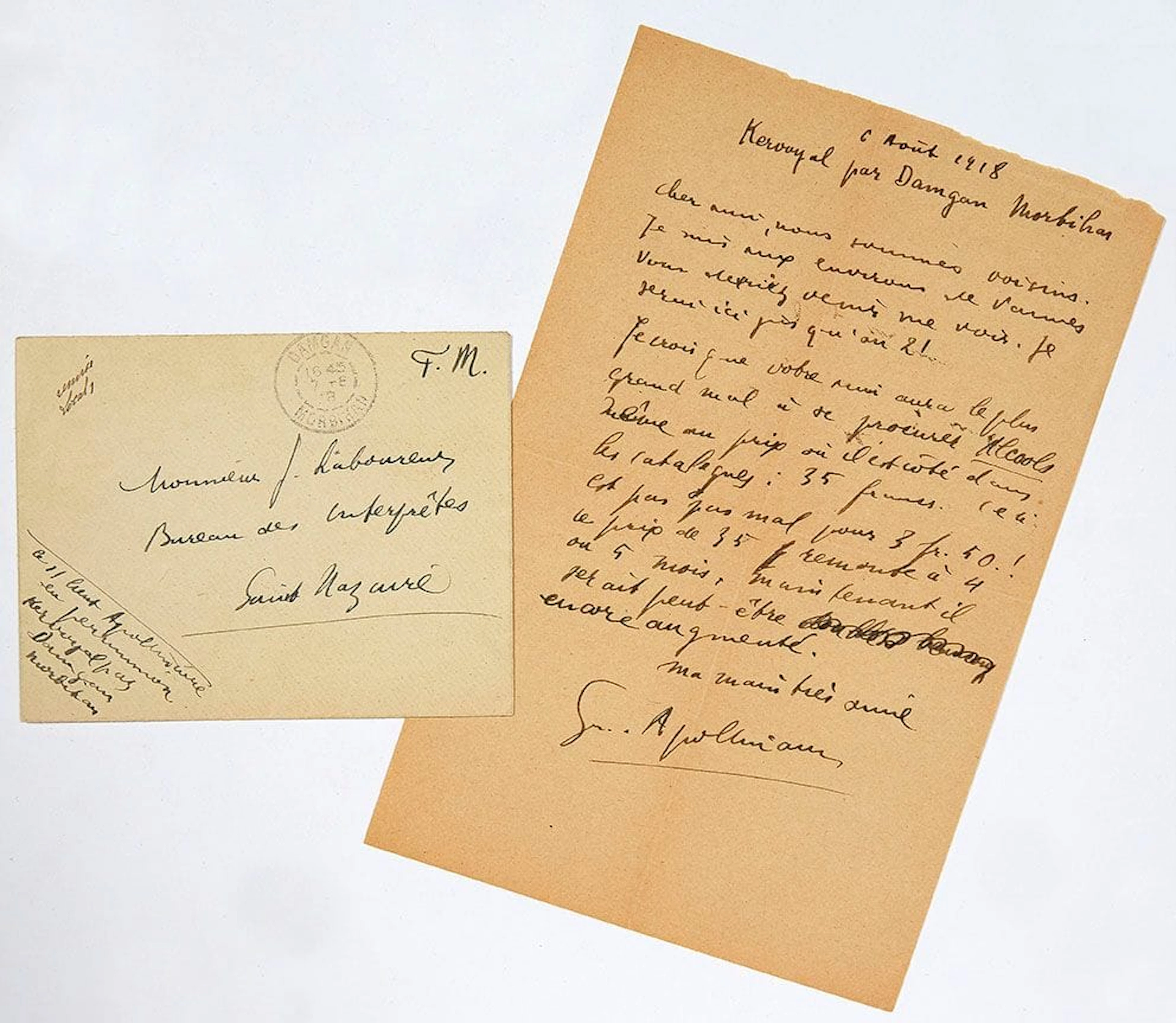 APOLLINAIRE Guillaume (1880-1918). - Lot 398