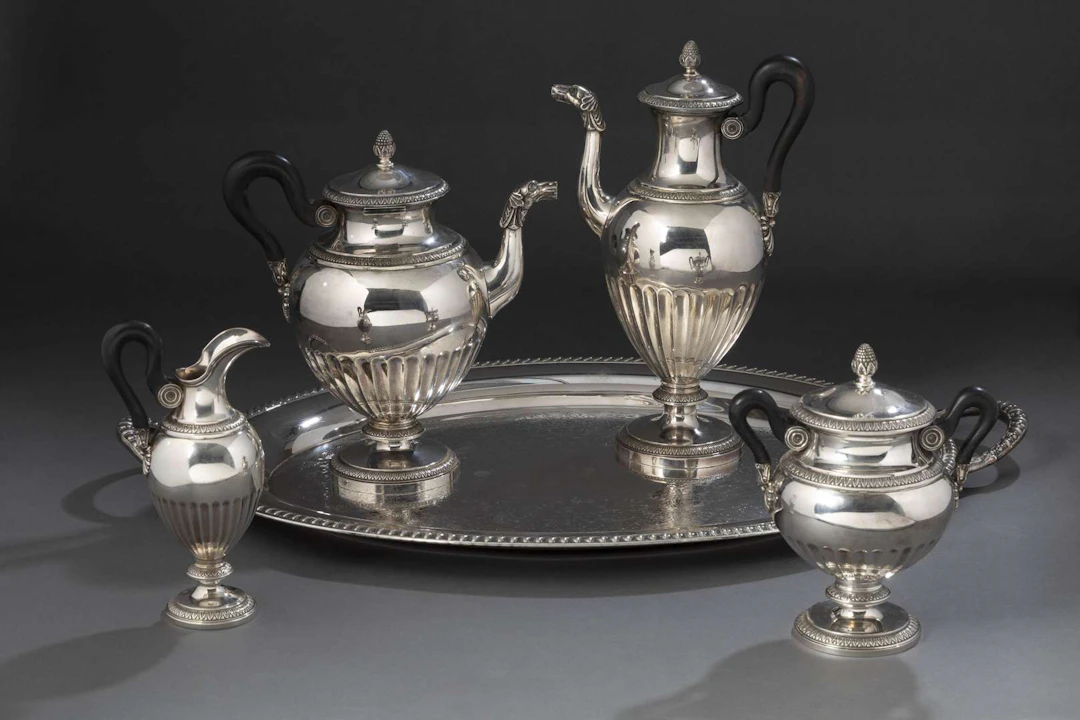 CHRISTOFLE & CARDEILHAC, Silver tea and coffee set