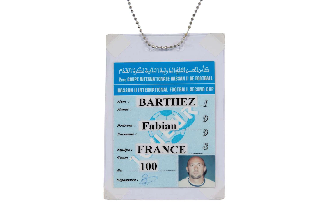 1 pass Trophée Hassan II, 1998, Accréditation : Fabien Barthez
