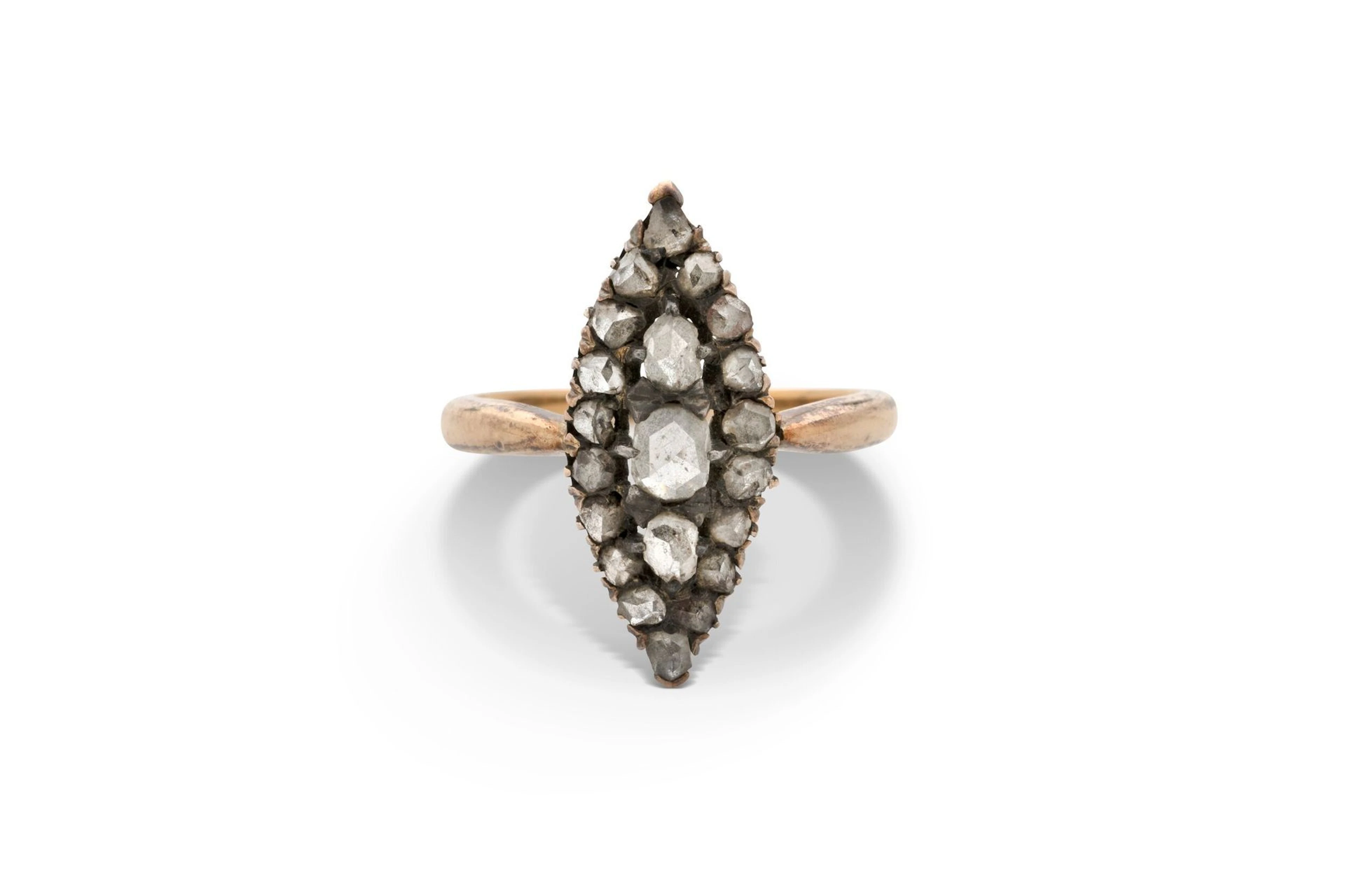Navette" ring - Lot 18
