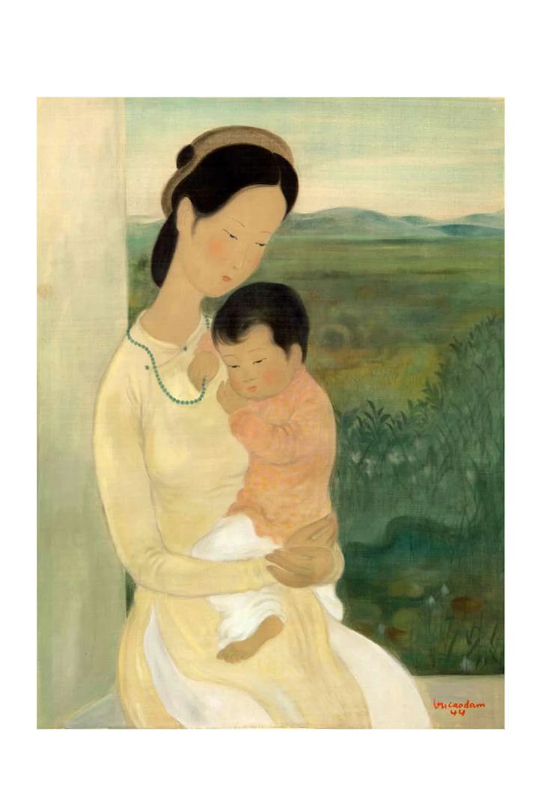 VŨ CAO ĐÀM (1908 - 2000), Le Collier, 1944