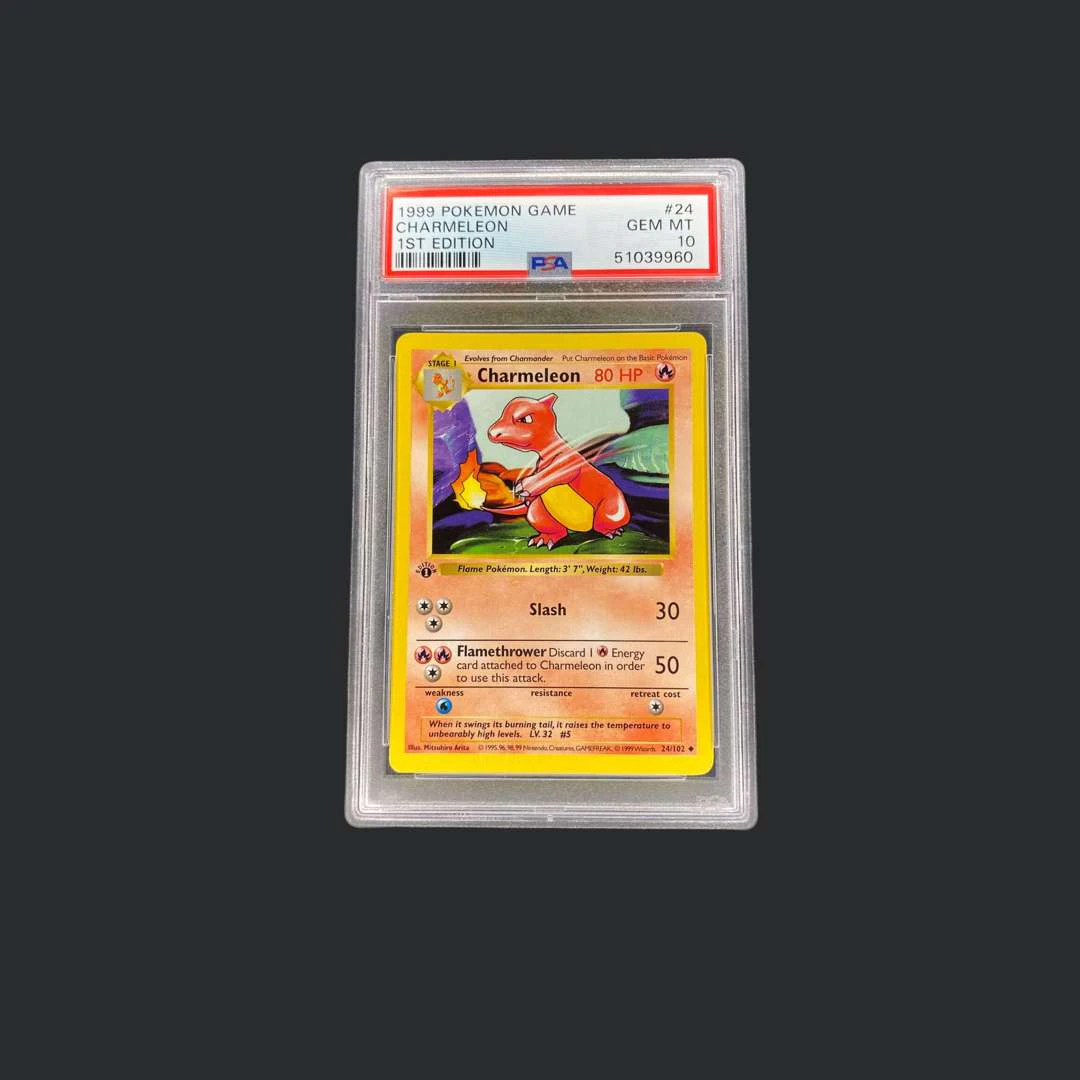 Pokémon: Charmeleon Base Set 1st Edition PSA 10