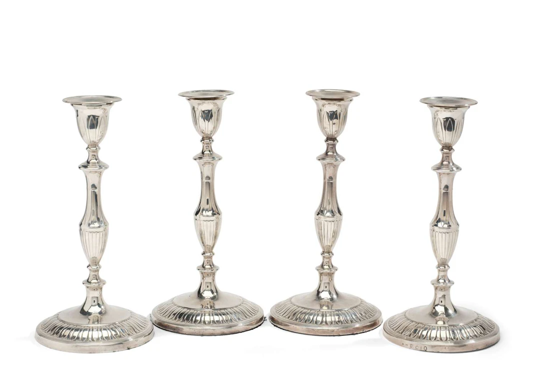 SET OF FOUR CANDLESTICKS
