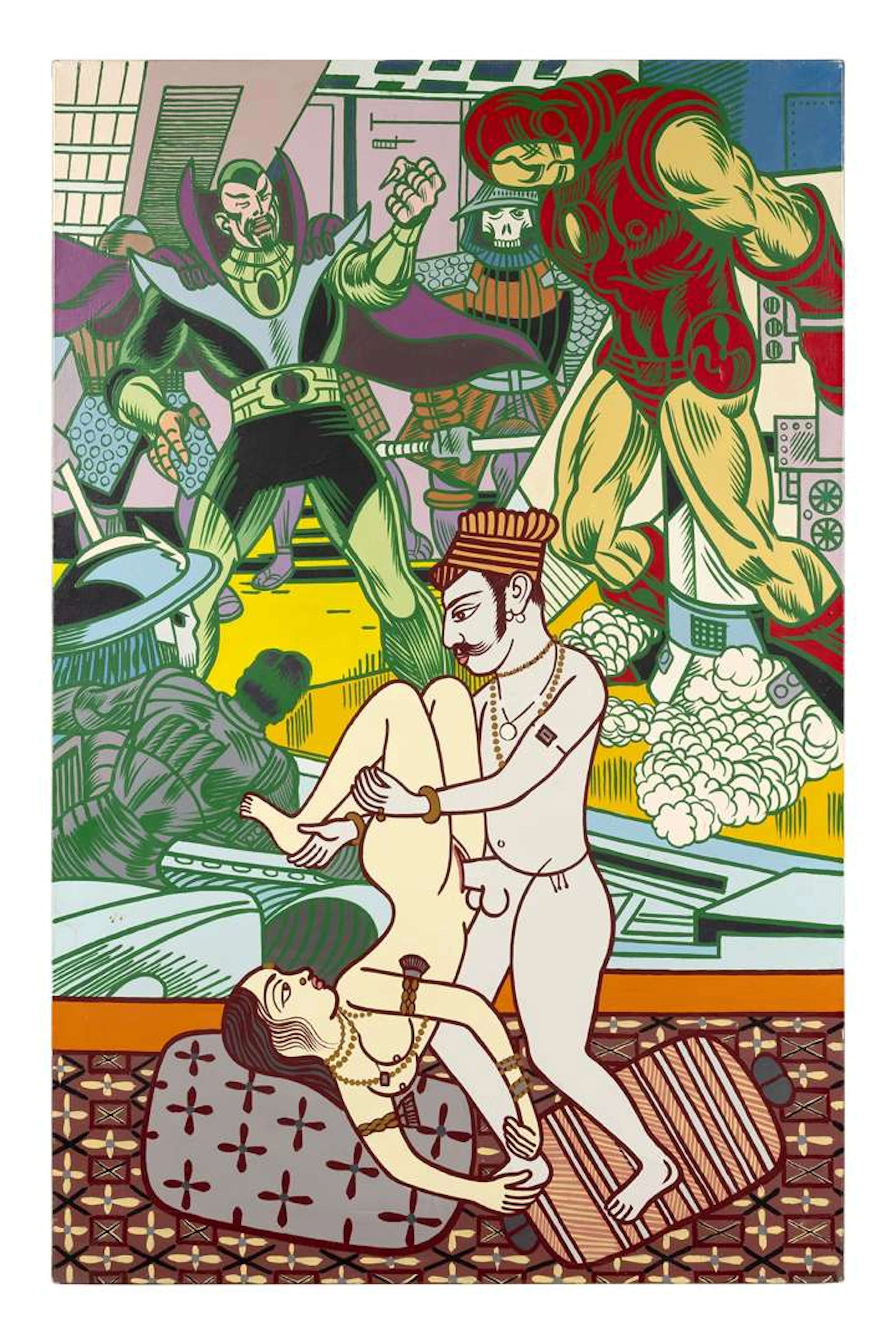 ERRO (born in 1932), “Made in Japan” series, The Golden Temple, 1979
