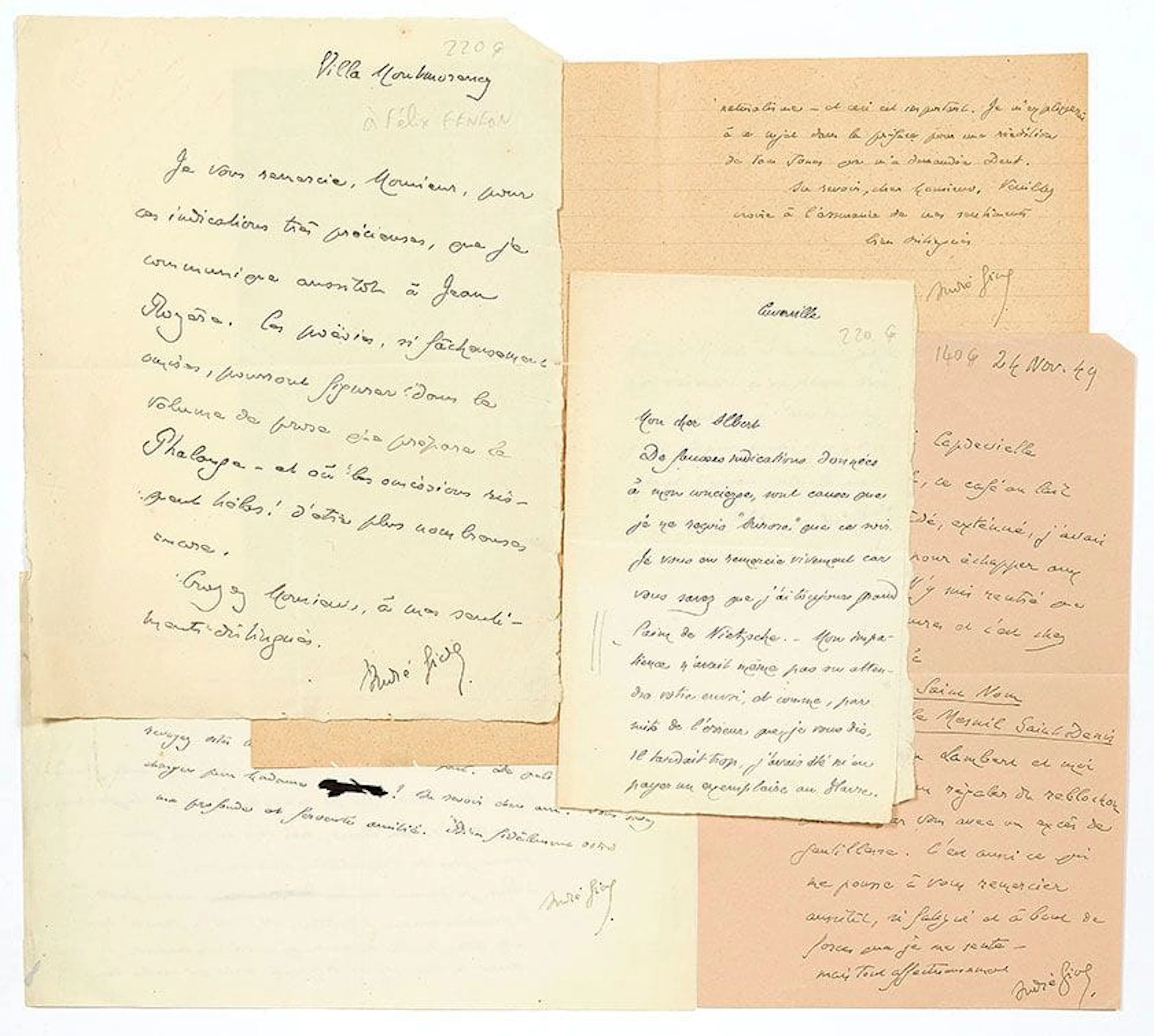 GIDE André (1869-1951). - Lot 460