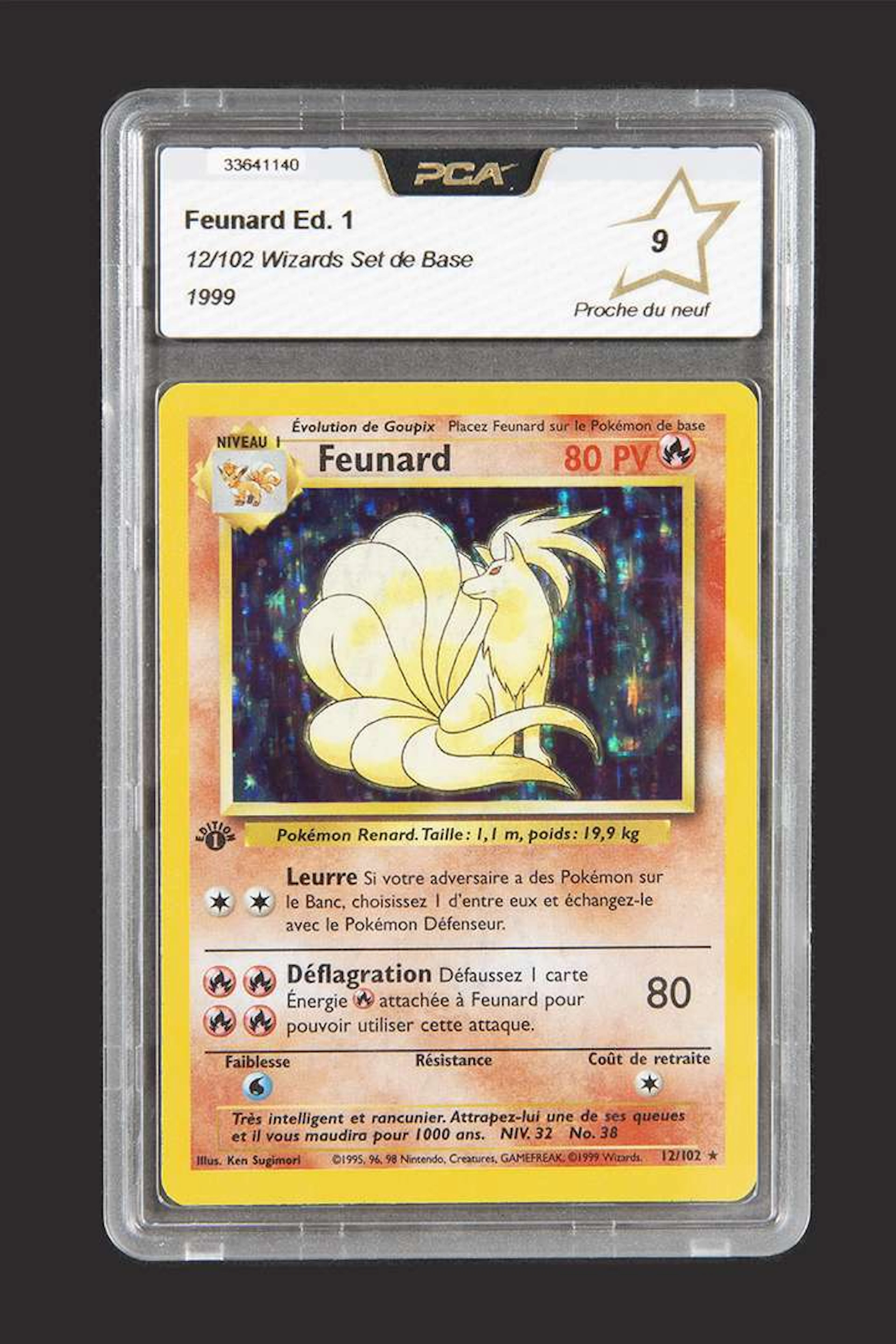 Pokémon: Ninetales Base Set, 1st Edition