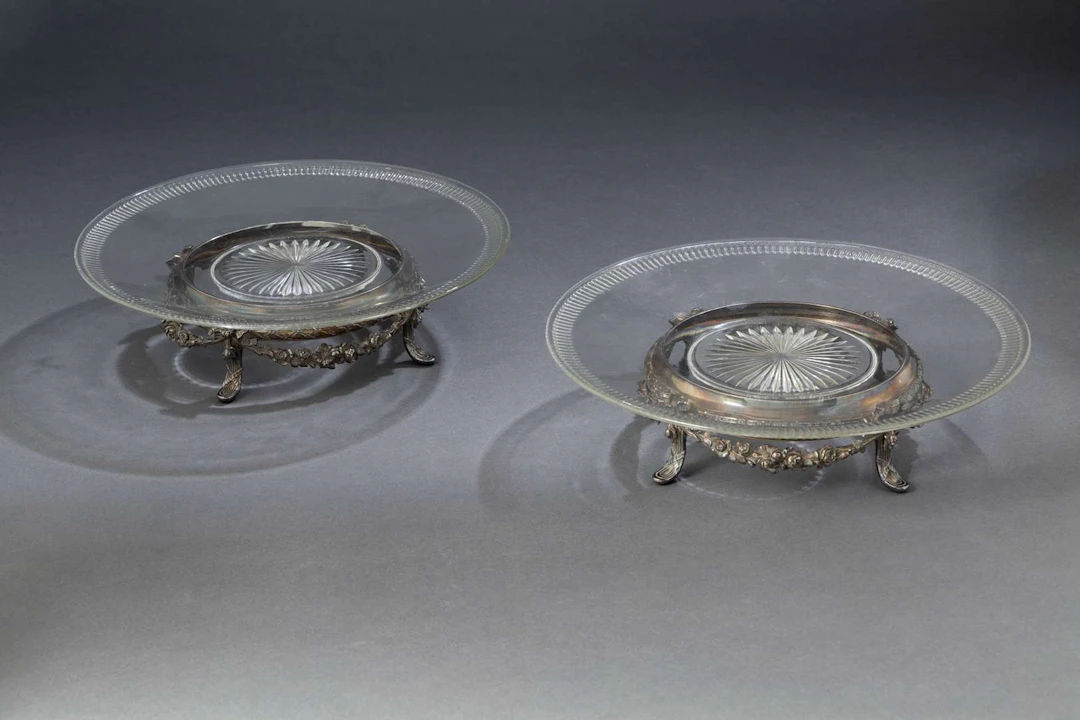 BOIN STOOL, A pair of table centrepieces