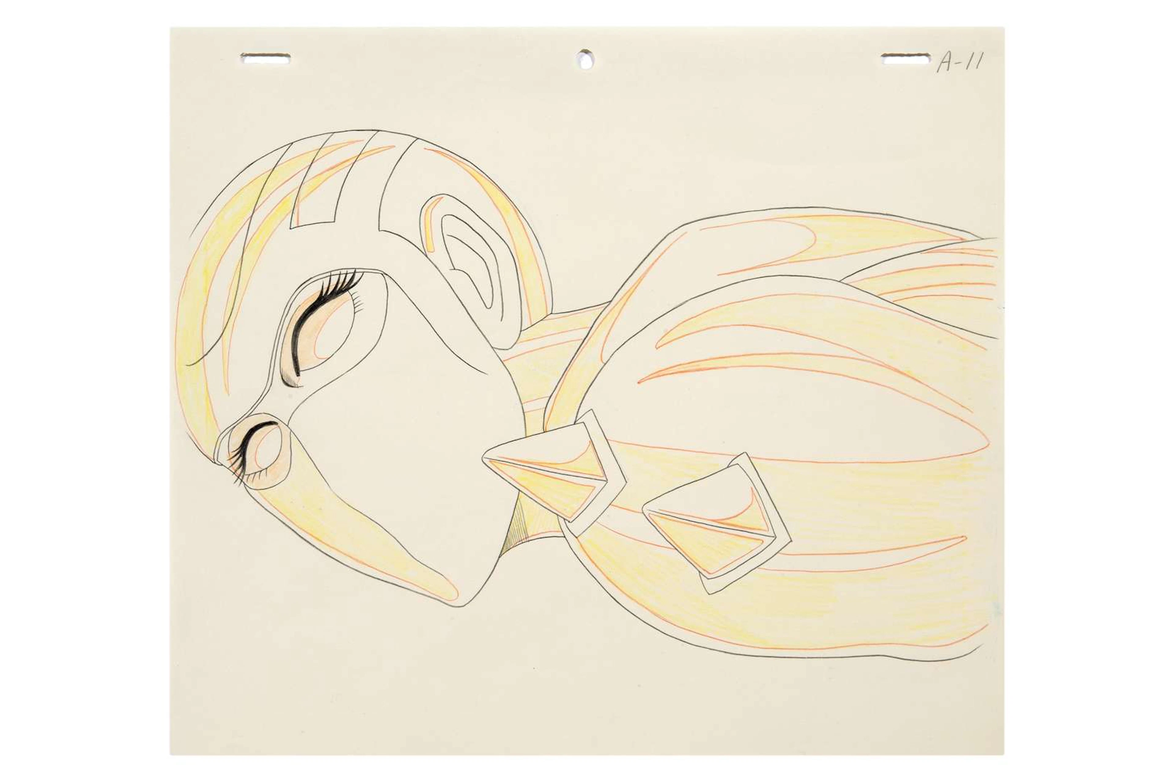 COBRA, Pencil sketch. Director: Osamu DEZAKI / Studio: Tokyo Movie