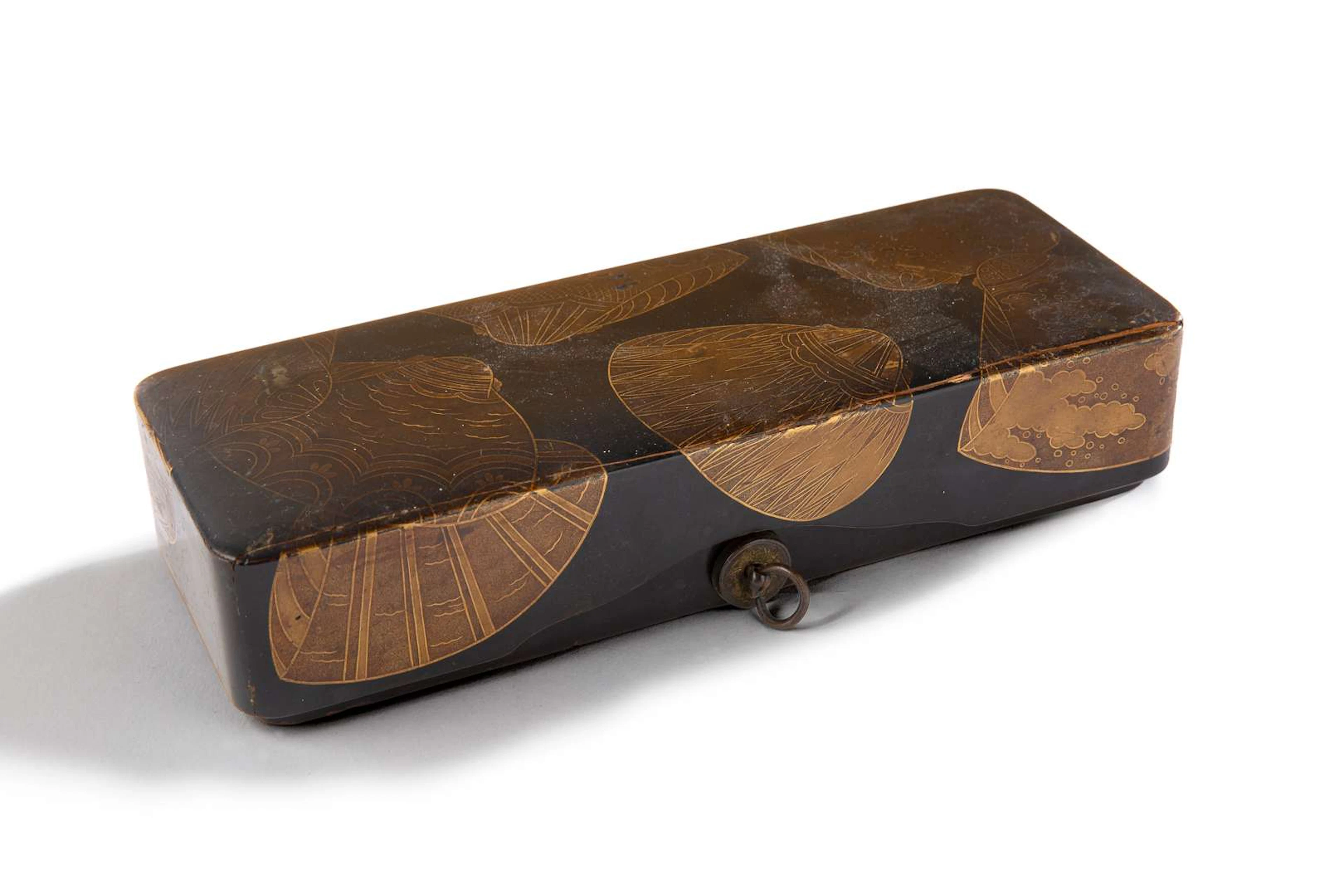 Japan, late Meiji period (1868–1912) Lacquer box Length: 23 cm.