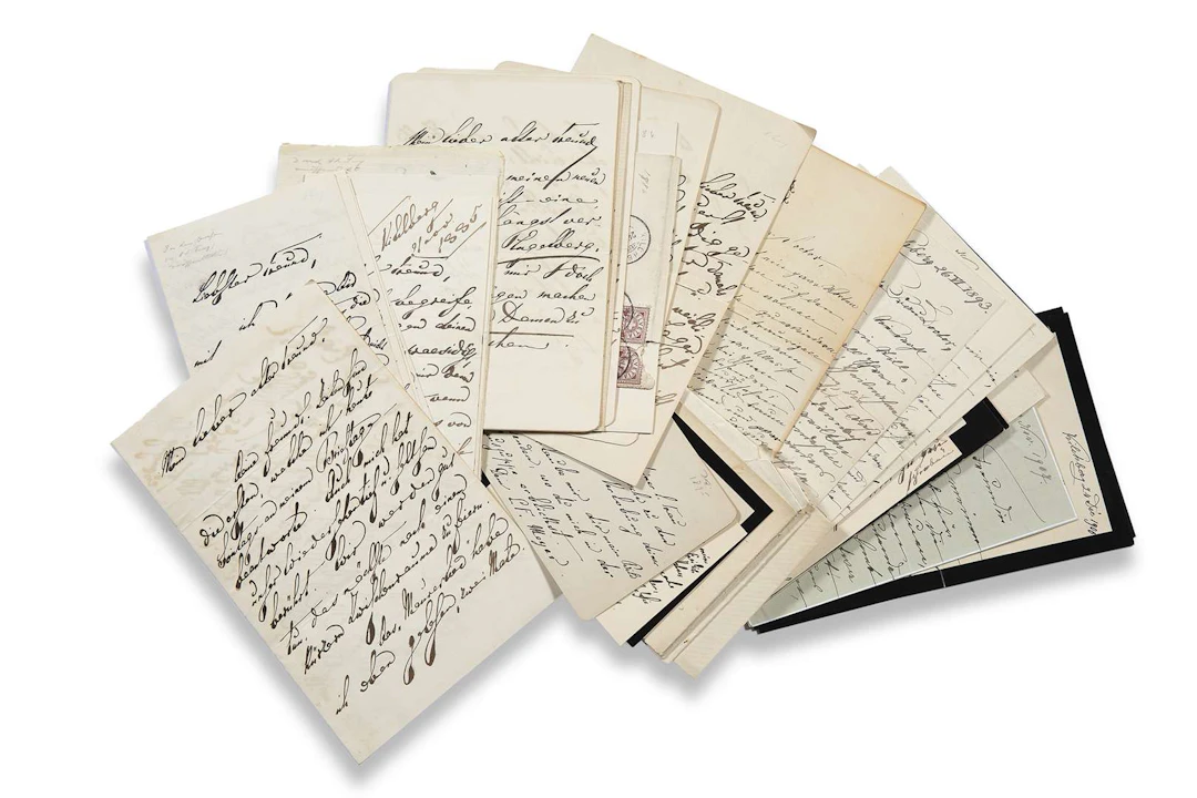 MEYER, Conrad Ferdinand (1825–1898)., 18 letters and 6 notes on cards