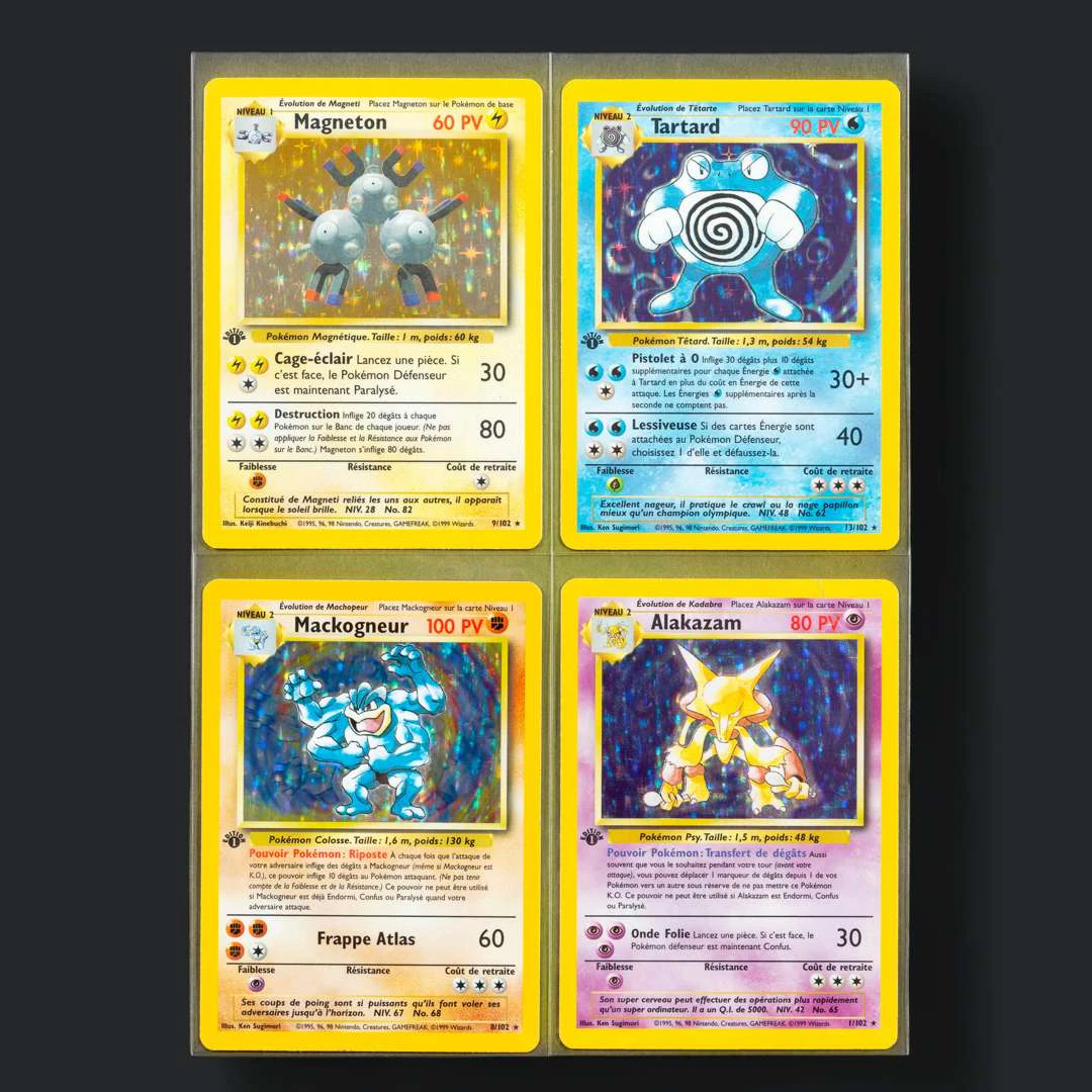 Pokémon: 4 holographic cards