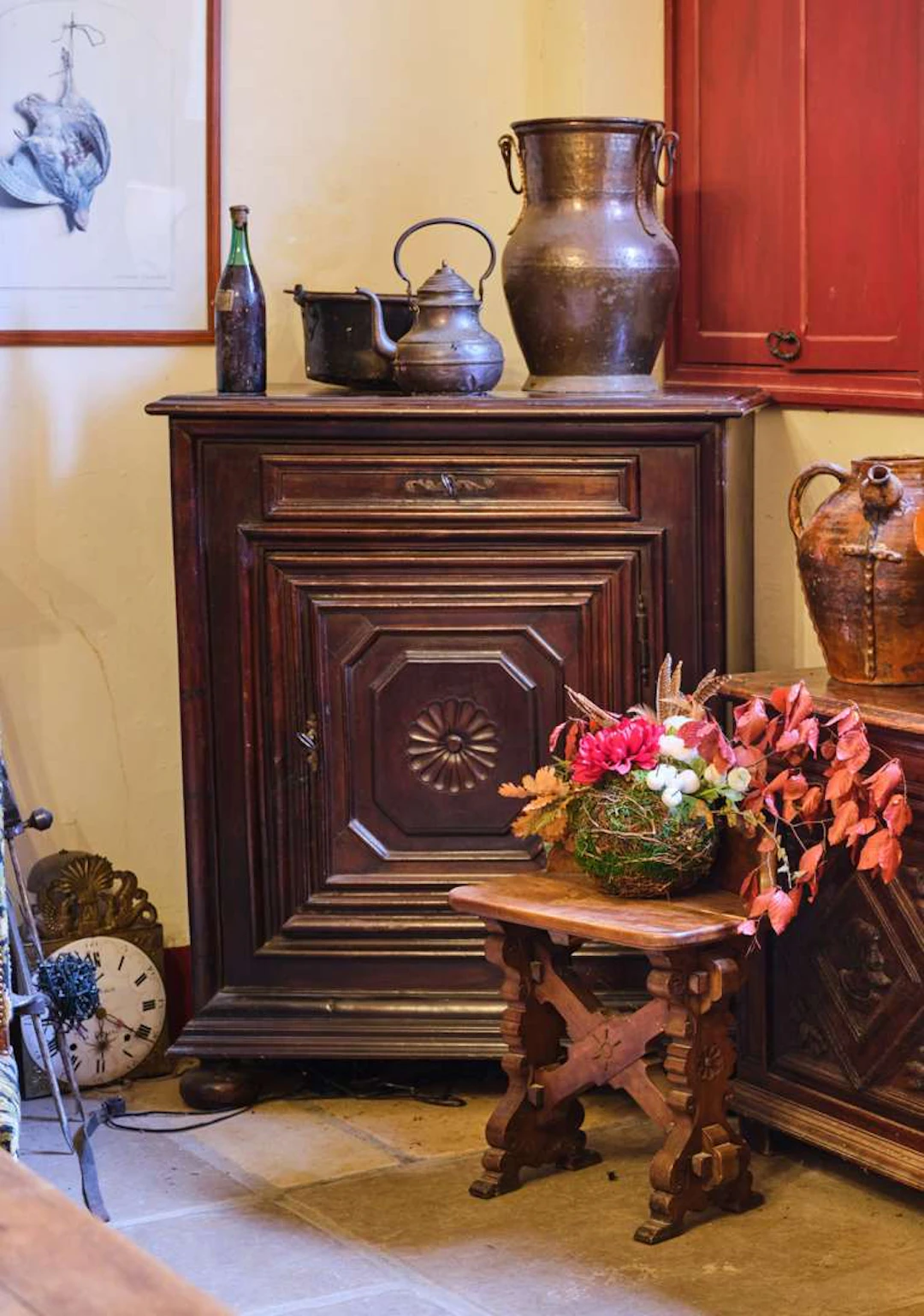 Small buffet, in walnut