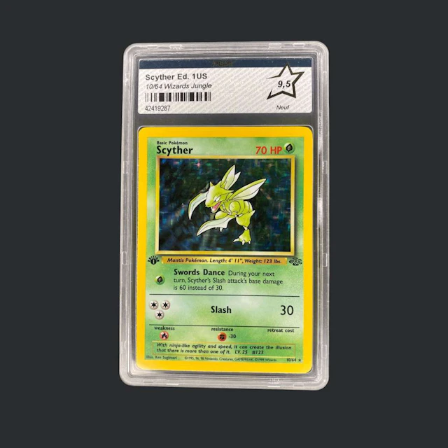 Pokémon: Scyther Jungle 1st edition PCA 9.5