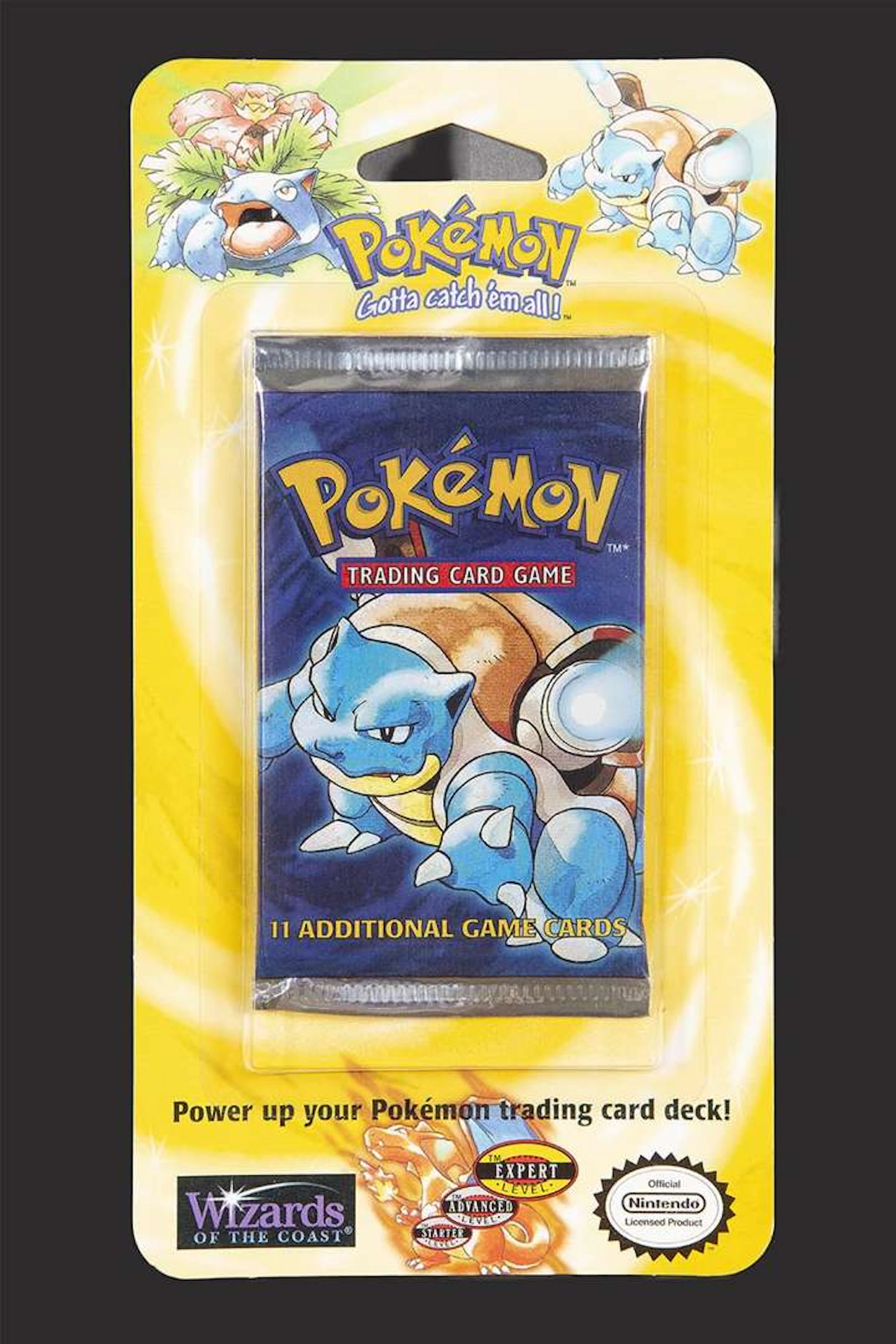Basic Booster Set 2 (English) in blister pack featuring a picture of Blastoise