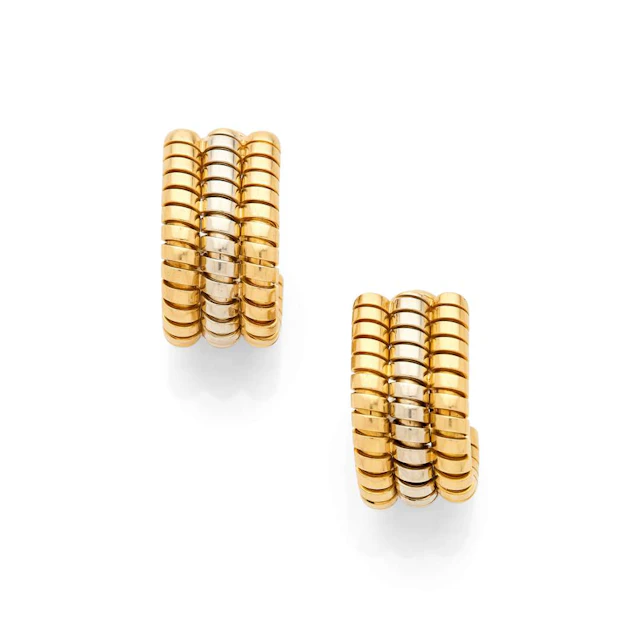 BULGARI, “Tubogaz” ear clips