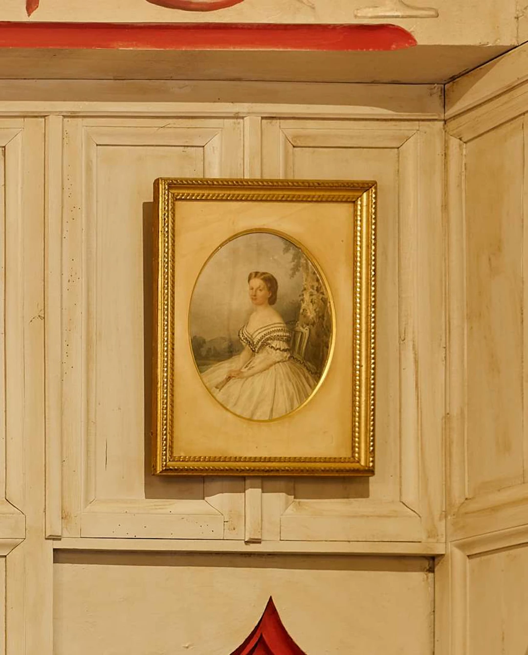 19th-century French school, Presumed portrait of Baroness Gabriel d’Ailly