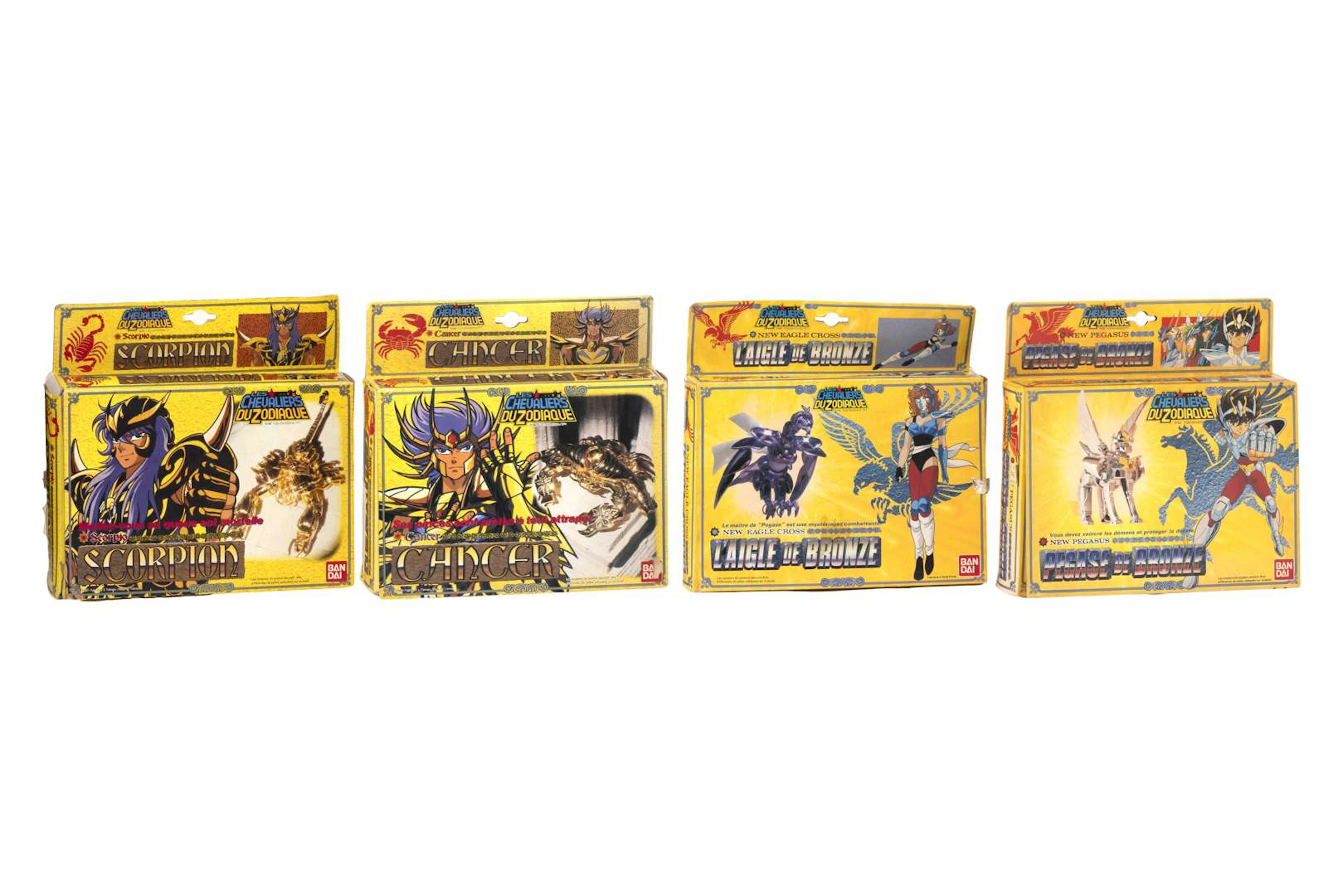 SAINT SEIYA (KNIGHTS OF THE ZODIAC), 4 figurines