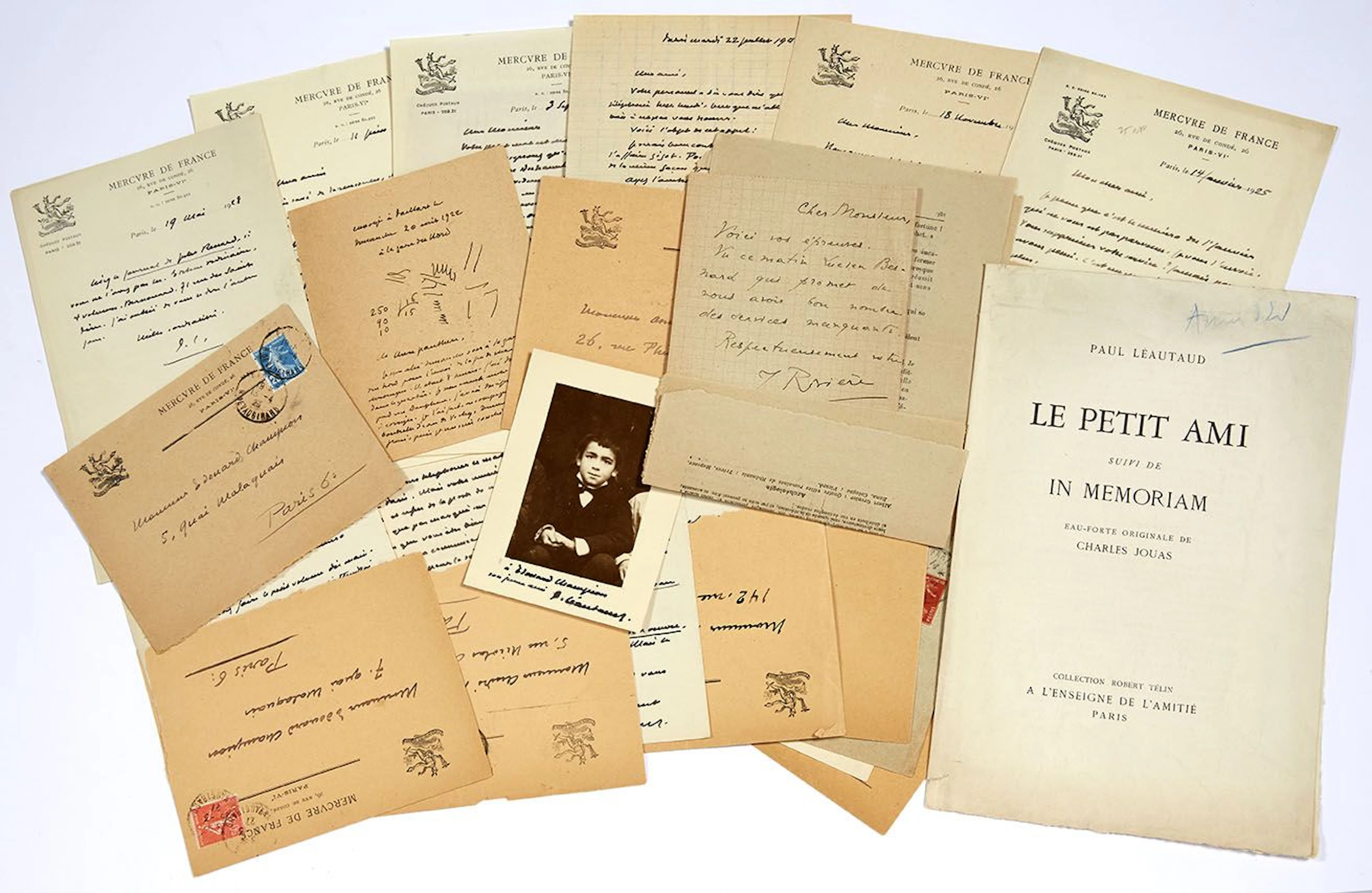 LÉAUTAUD Paul (1872-1956). 14 L.A.S. "P. Léautaud", 1914-194 - Lot 649