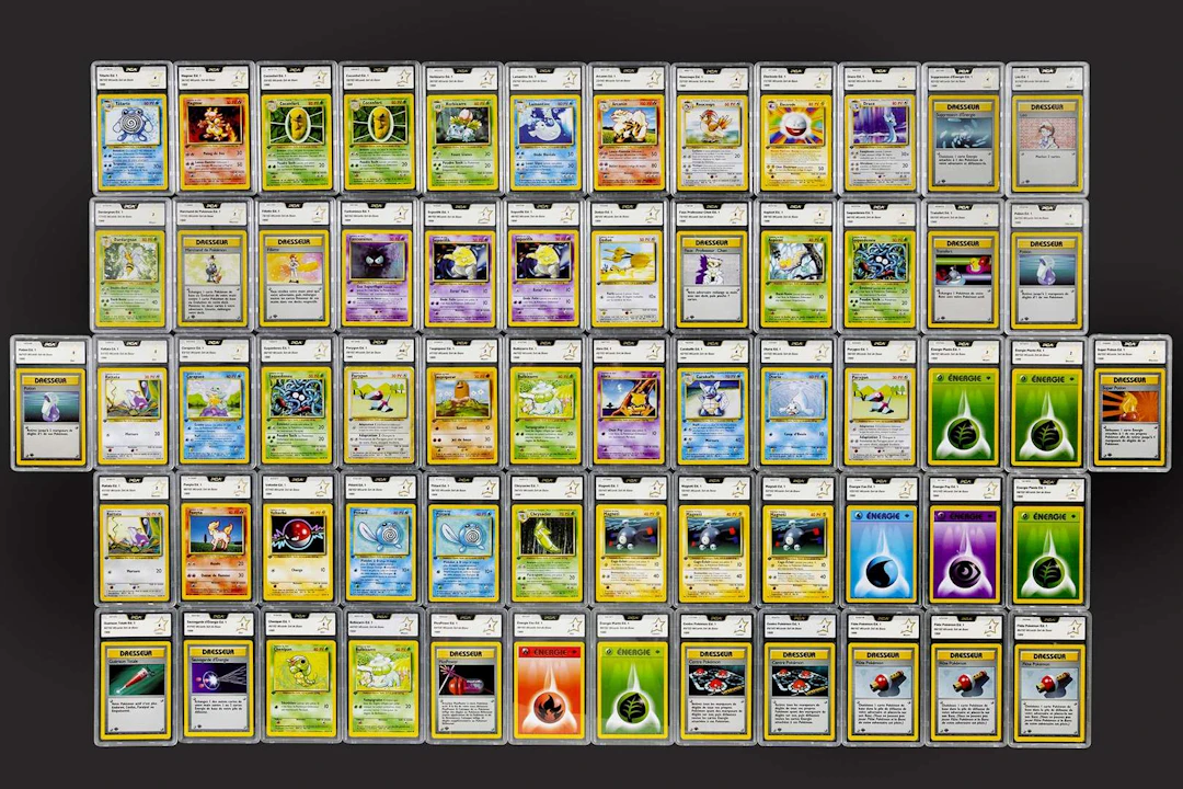 Pokémon: Starter Set, 62 cards from the 1st Edition Core Set