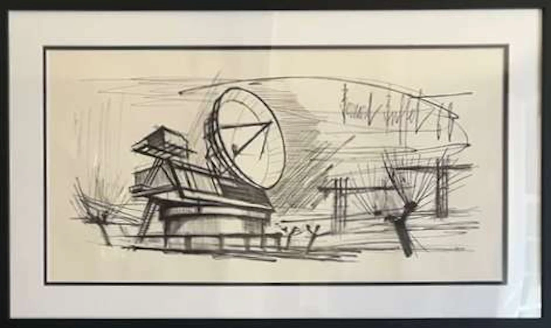Bernard BUFFET (1928–1999), View of a power station