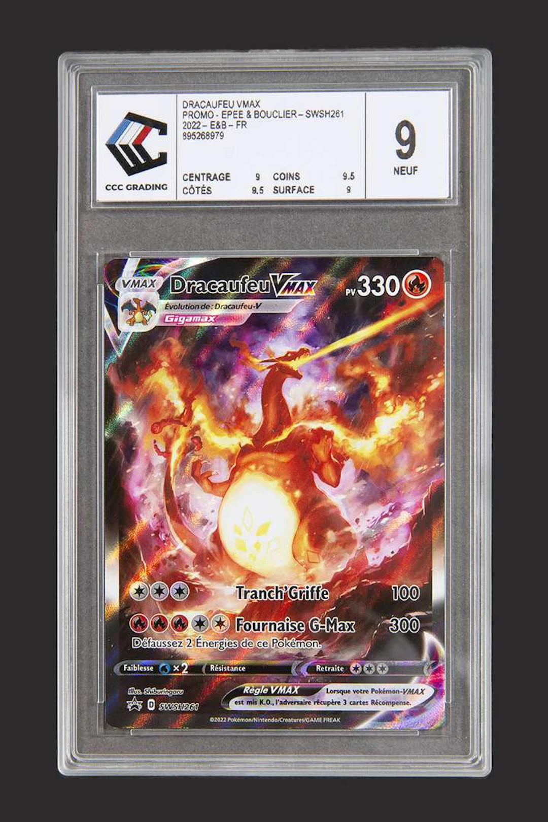 Pokémon: Charizard VMAX Promo SWSH 261 CCC 9