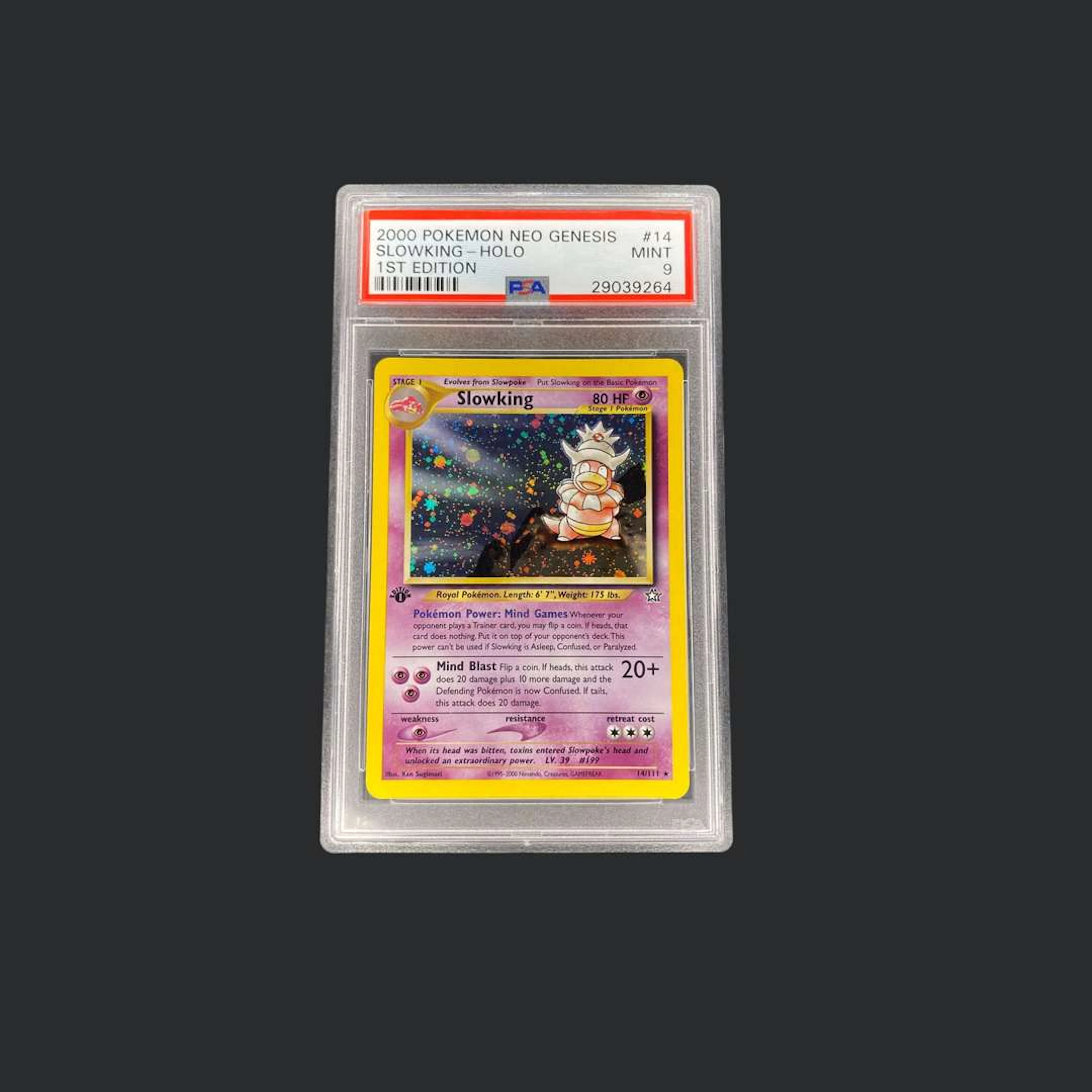 Pokémon: Slowking Neo Genesis 1st Edition PSA 9