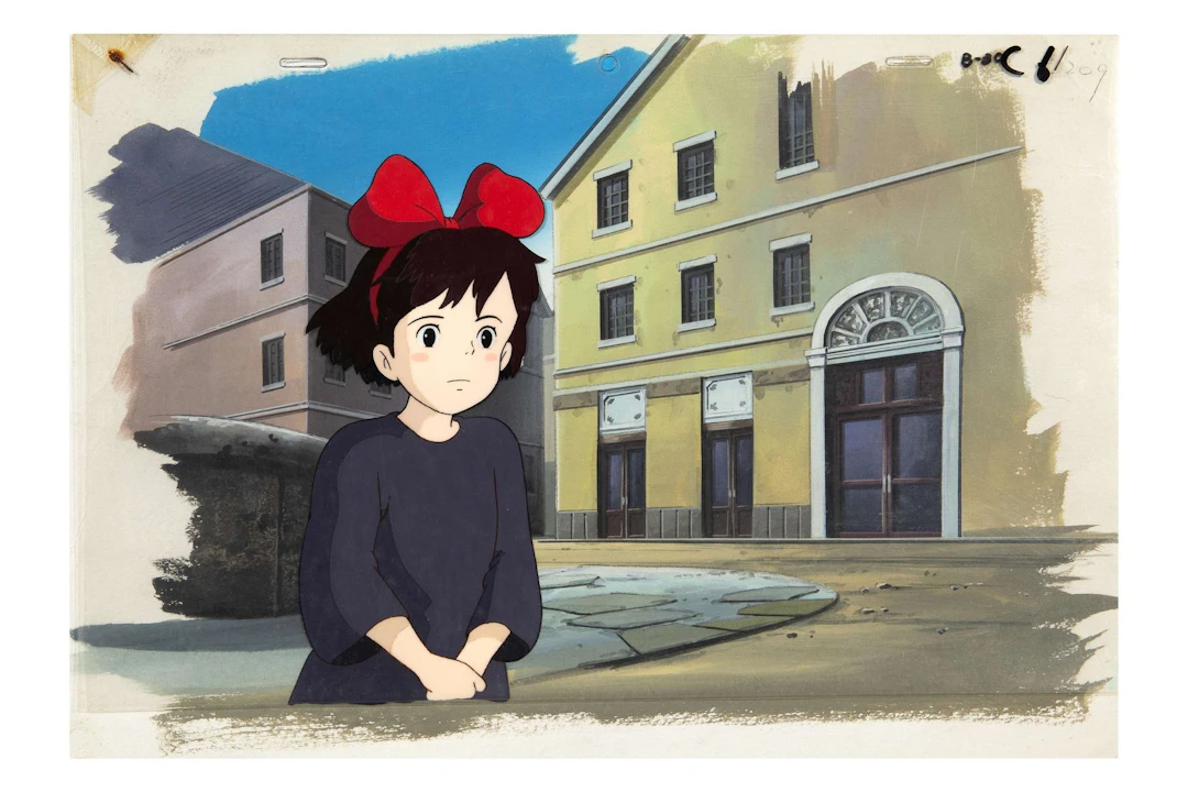 KIKI LA PETITE SORCIERE Celluloïd. Réalisation : Hayao MIYAZAKI /