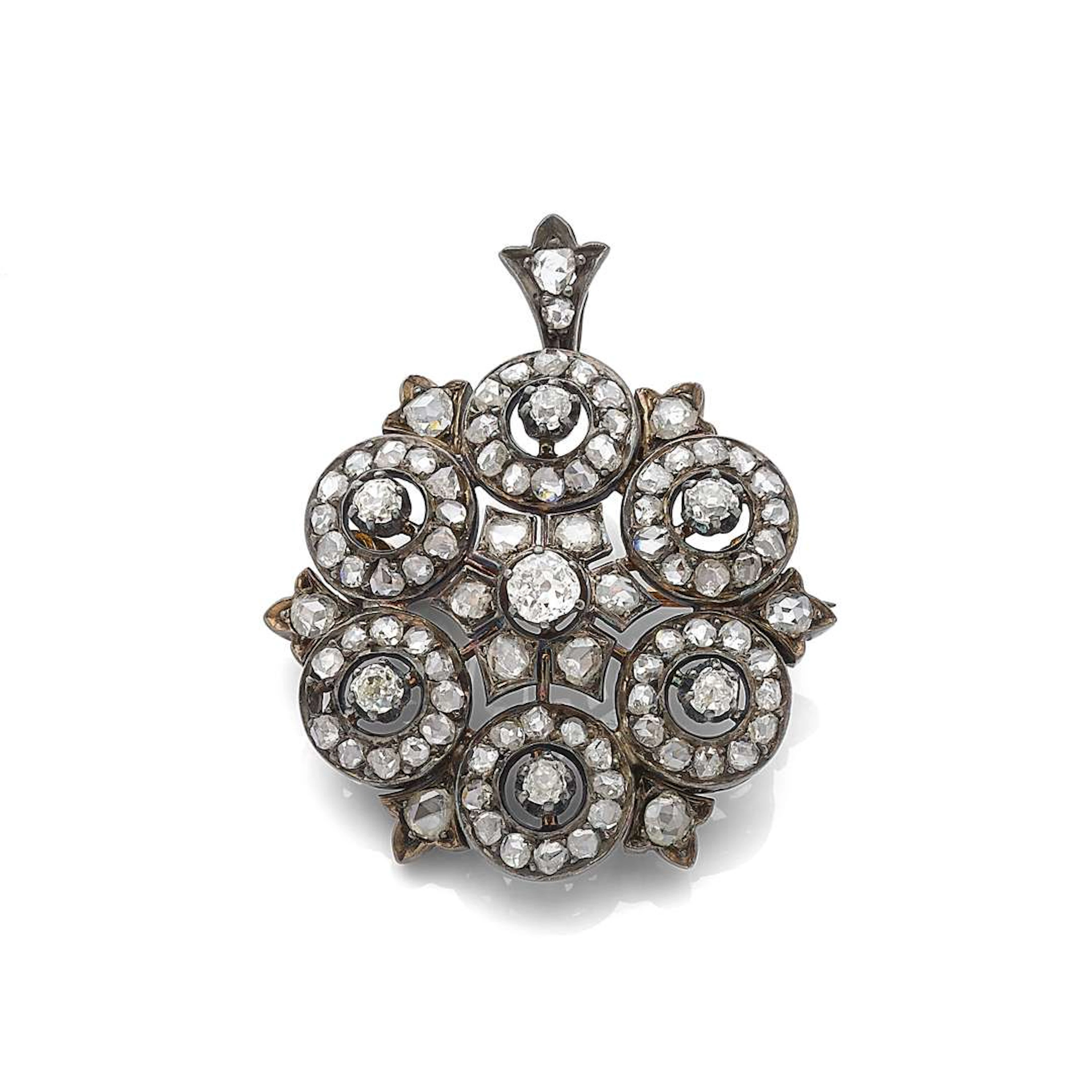 ‘ROSACE’ BROOCH-PENDANT
