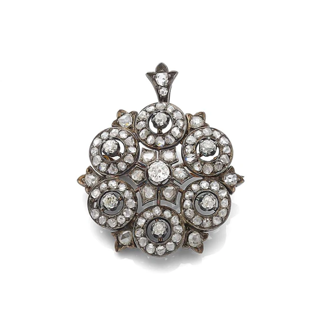 "ROSACE" BROOCH-PENDANT