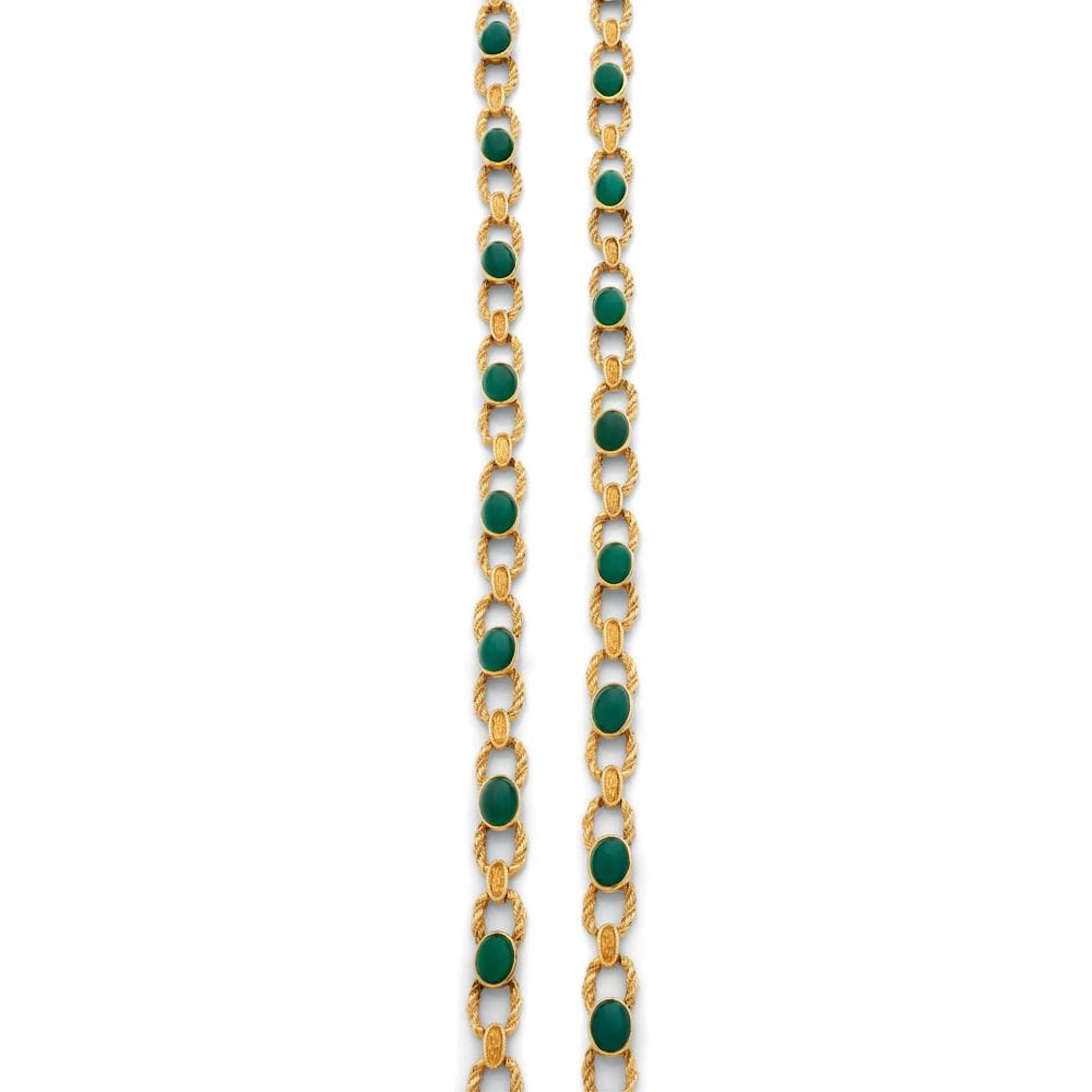 LONG NECKLACE "CHRYSOPRASE - Lot 75