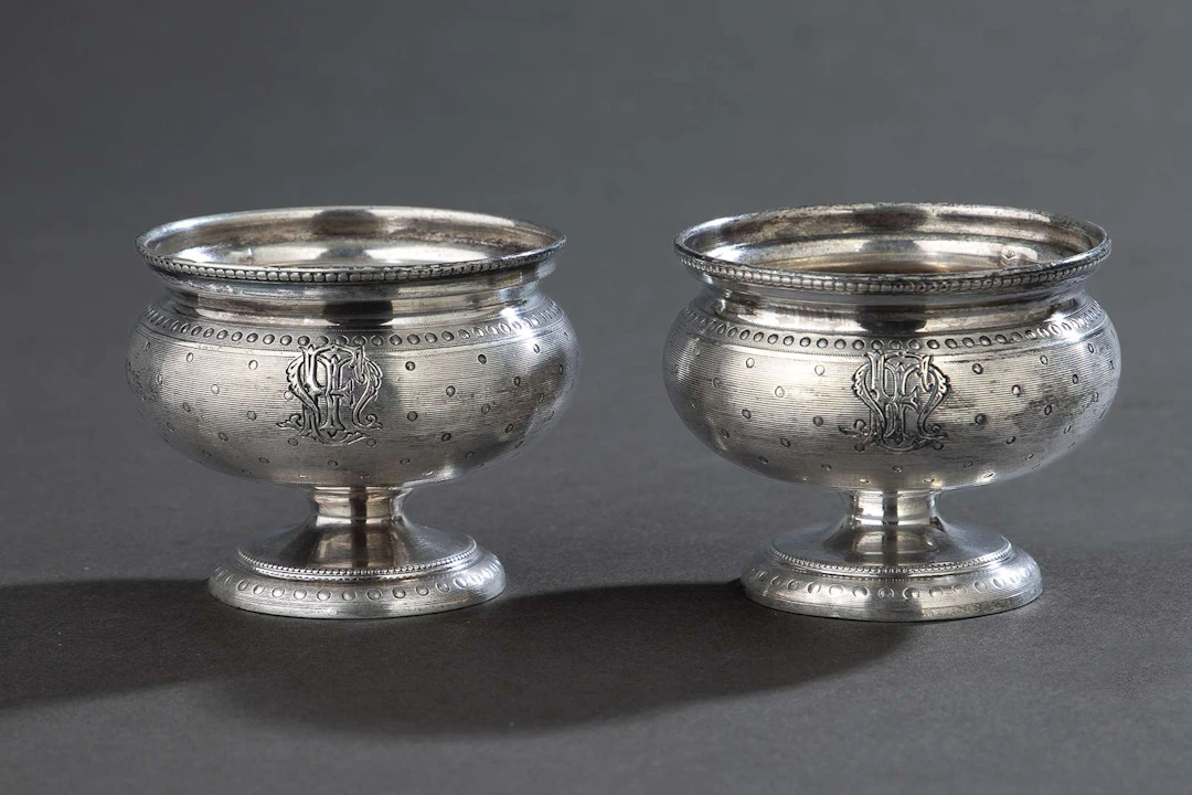 PAIR OF SALT CELLARS