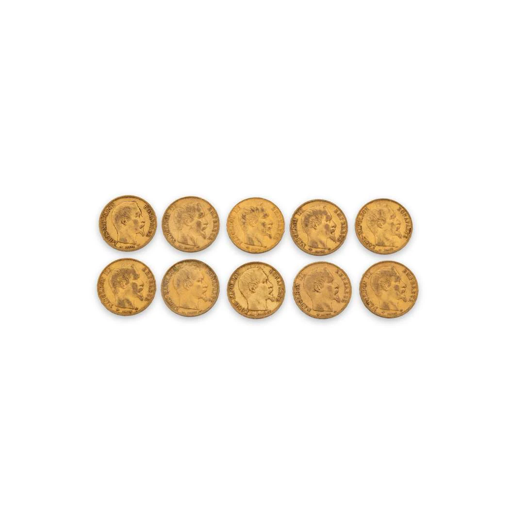 FRANCE – 10 COINS – 20 FRANCS, Poids : 64,2 g