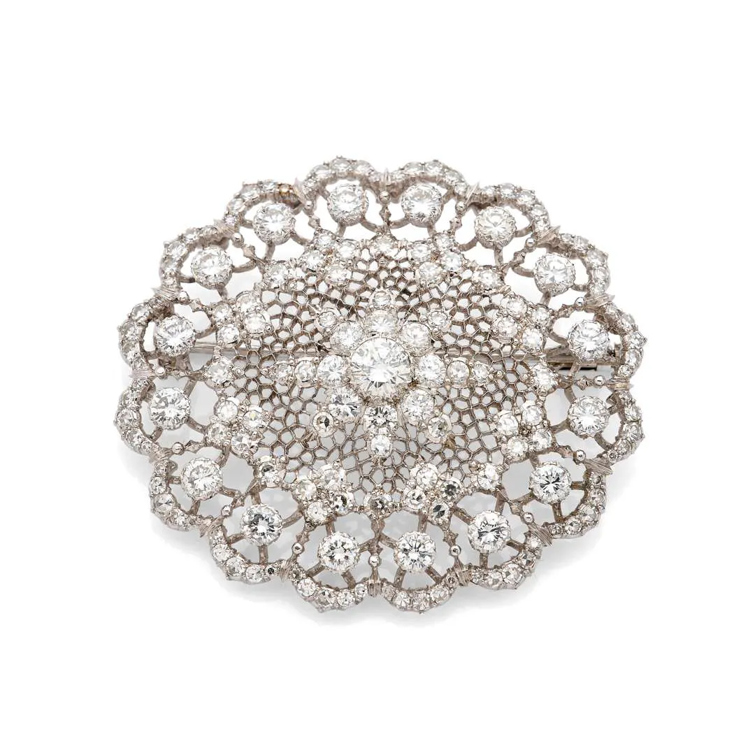 BUCCELLATI, ‘Tulle’ brooch