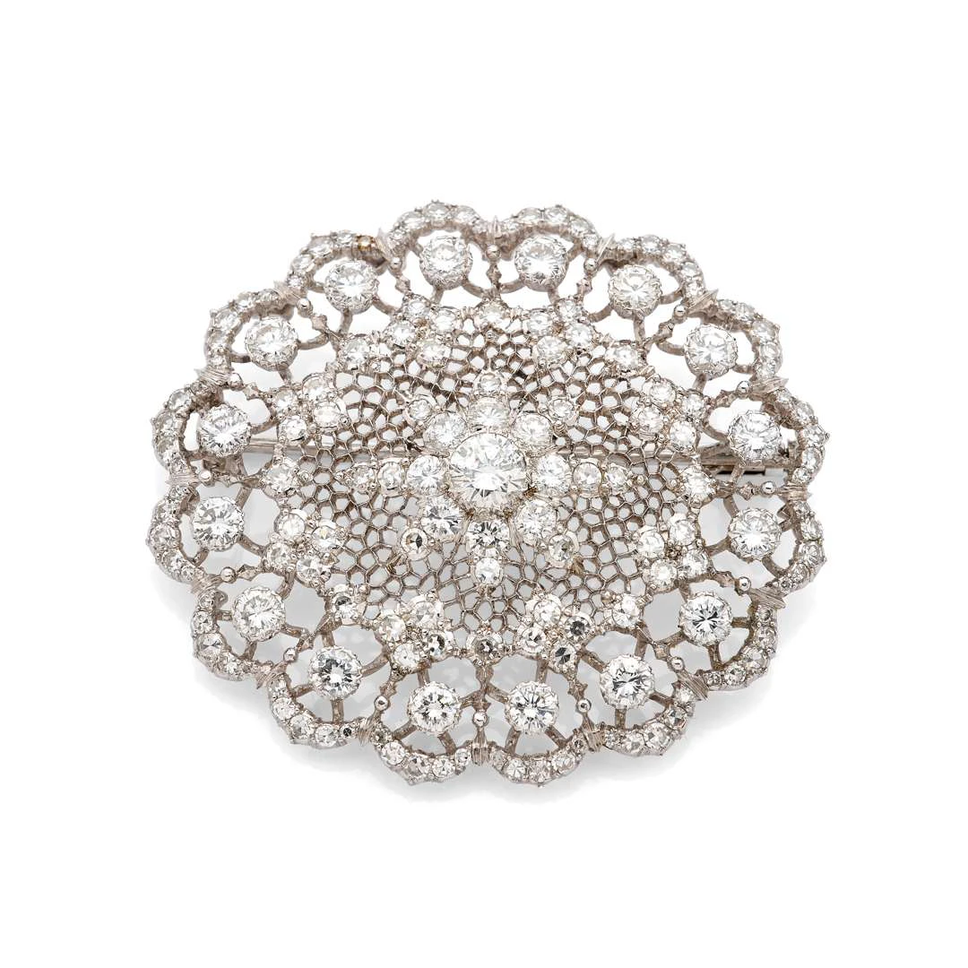 BUCCELLATI, ‘Tulle’ brooch