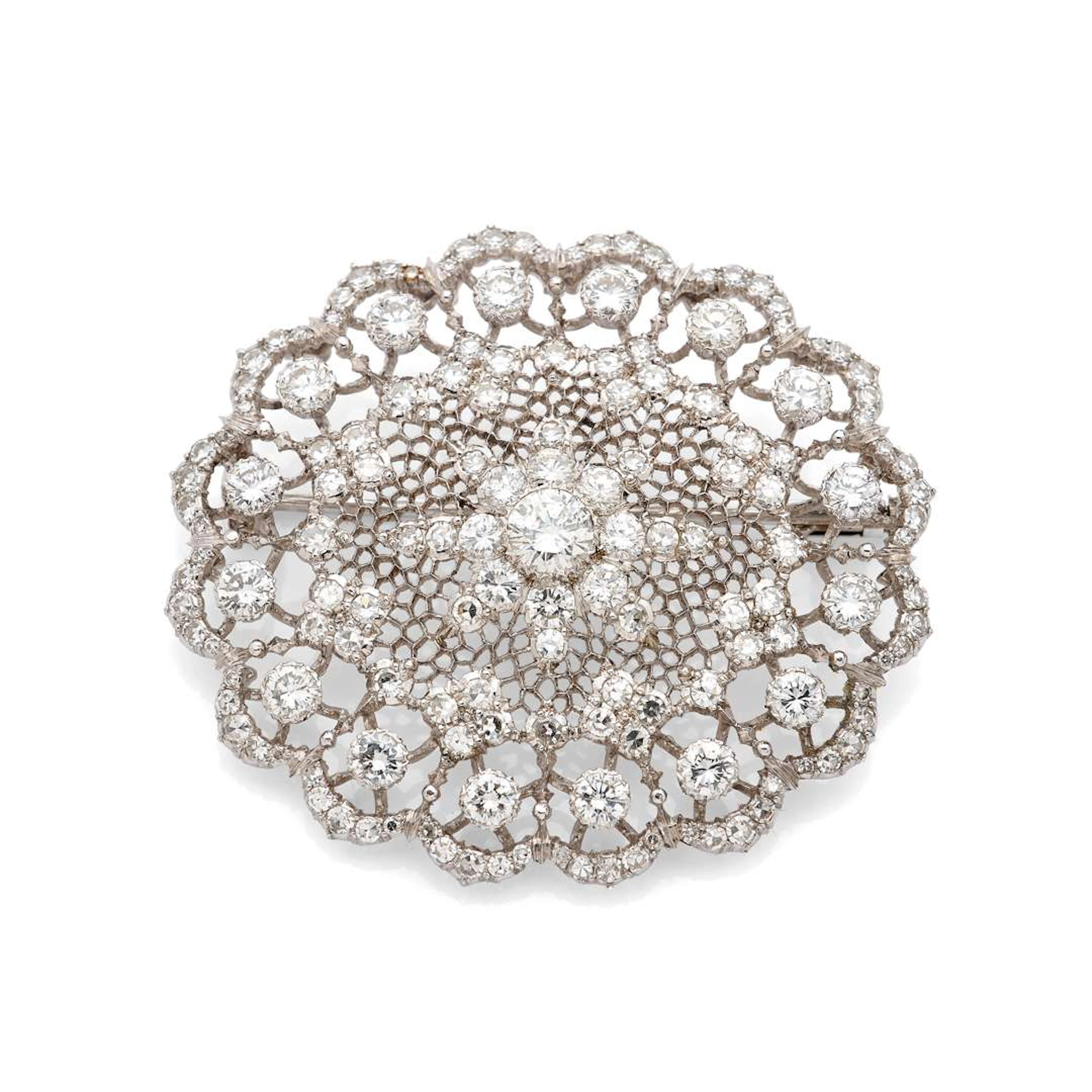 BUCCELLATI, ‘Tulle’ brooch