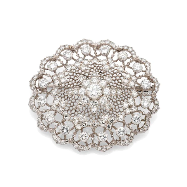 BUCCELLATI, ‘Tulle’ brooch