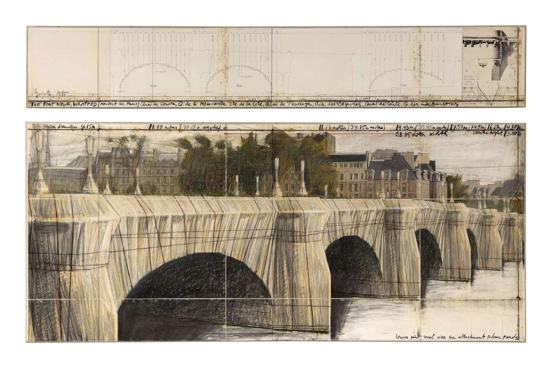 Christo (1935–2020) and Jeanne-Claude (1935–2009), The Pont Neuf
